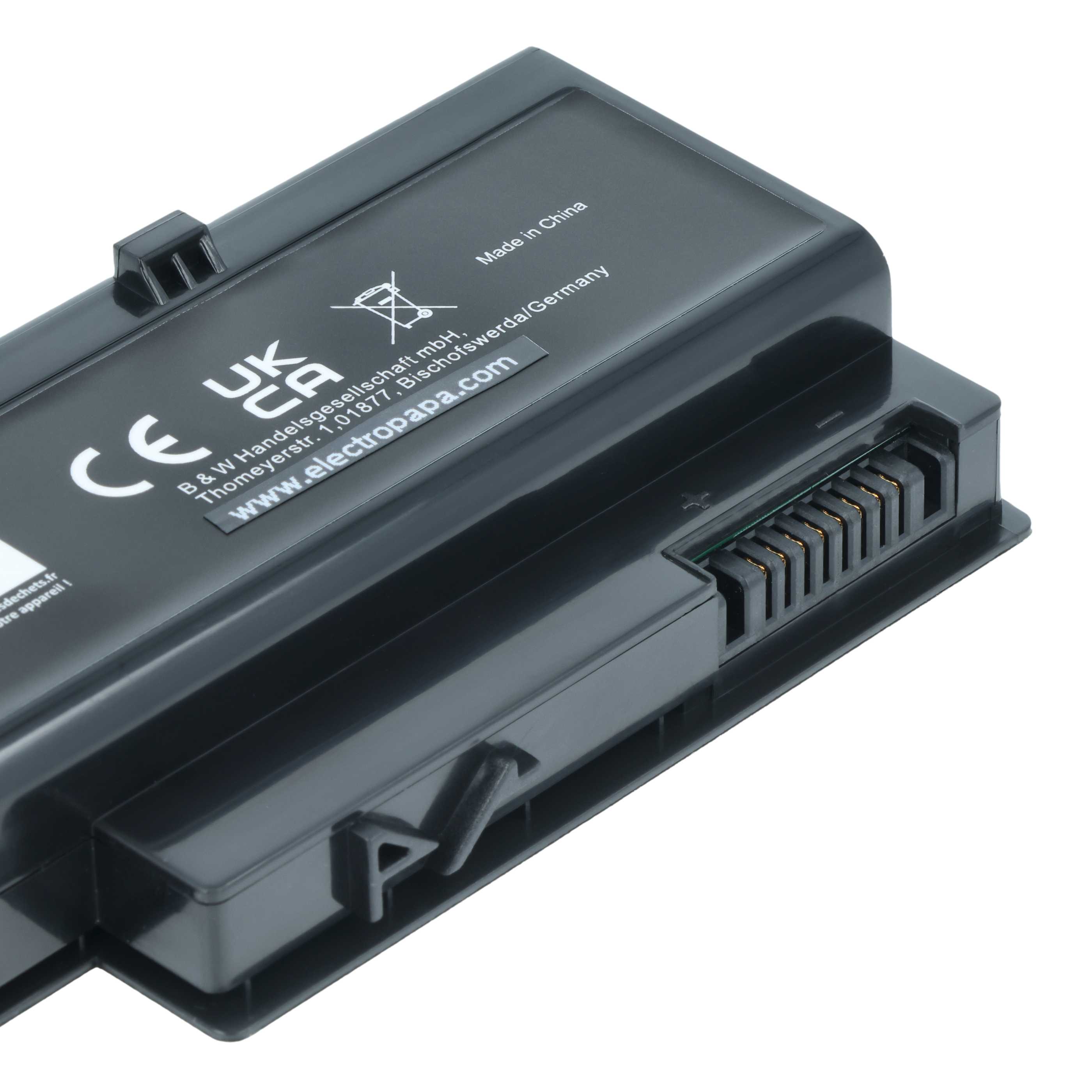 Akumulator do laptopa zamiennik HP 632114-421, 632113-151, 632425-001 - 4400 mAh 14,8 V Li-Ion, czarny