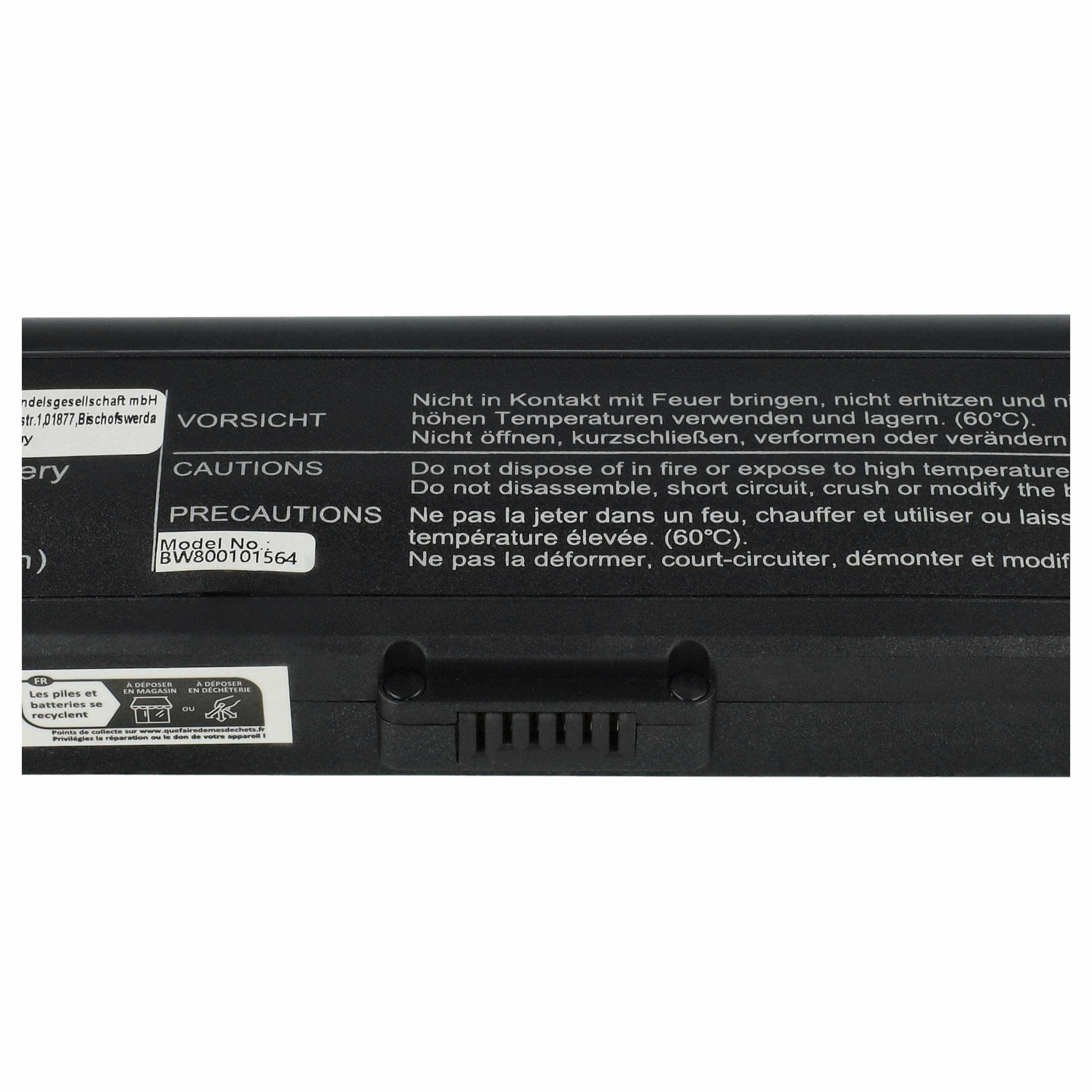 Akumulator do laptopa zamiennik Sony VGP-BPS2, VGP-BPS2A, VGP-BPL2C - 6600 mAh 11,1 V Li-Ion, czarny