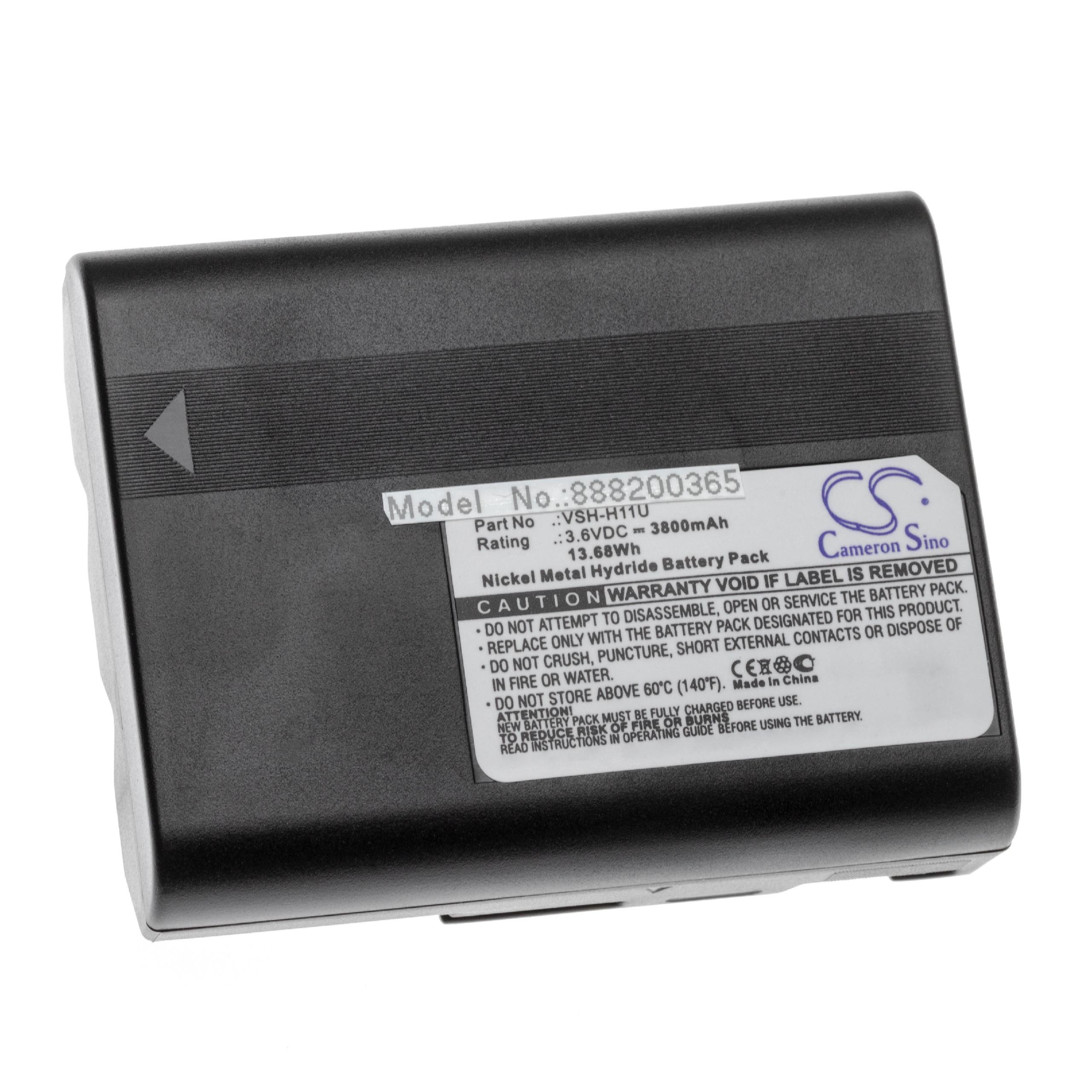 Batteria per computer portatile scanner sostituisce Juniper LHJBT-H11U, 12523 Juniper - 3800mAh 3,6V NiMH