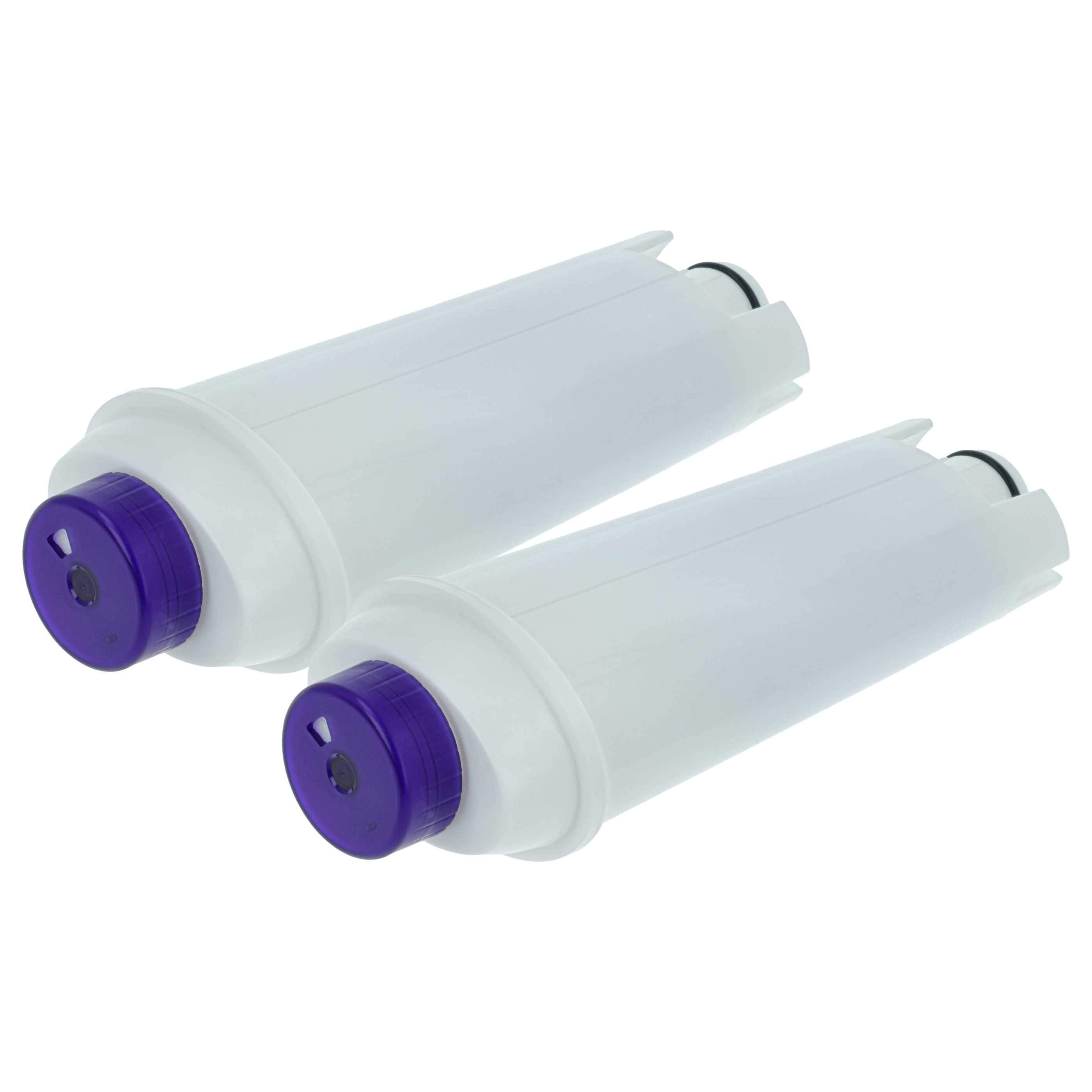 2x Filtres à eau remplace Aiitomg RB0001 pour machine à café DeLonghi – blanc