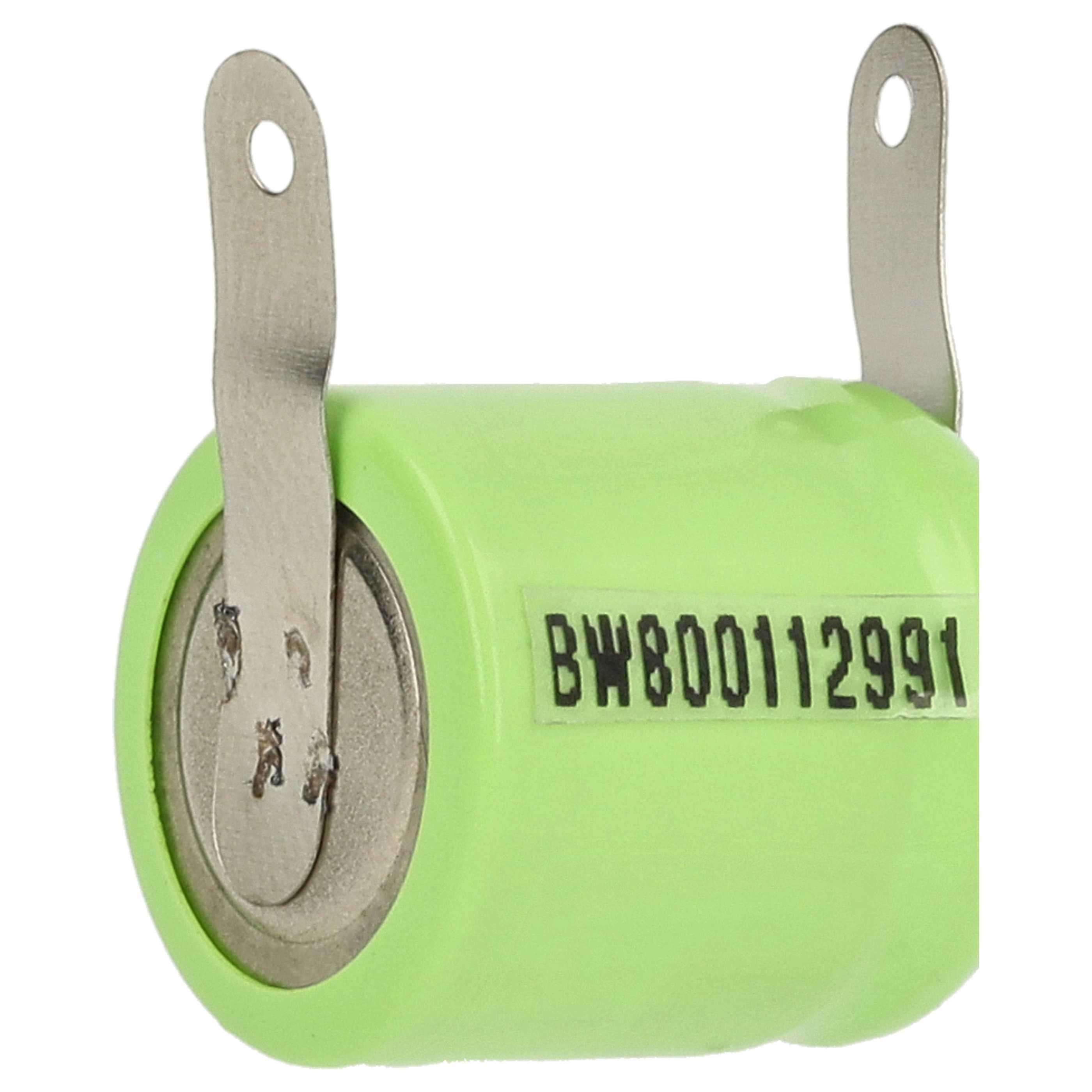 Batterie (2 pcs.) remplace 1/3AA modèle radio-télécommandé - 250mAh 1,2V NiMH