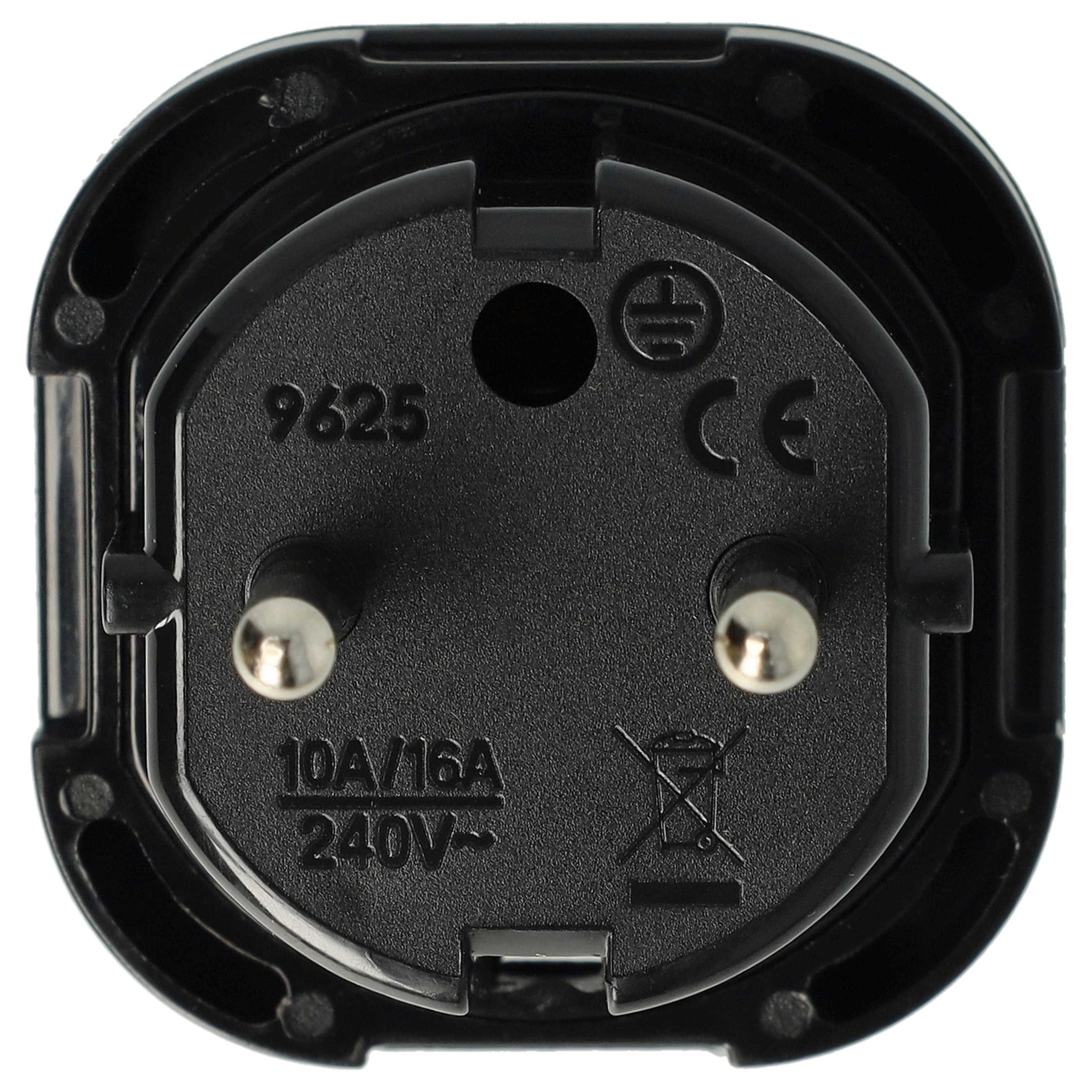 Travel Plug Adapter (EU plug to UK socket) - 250 V / 16 A