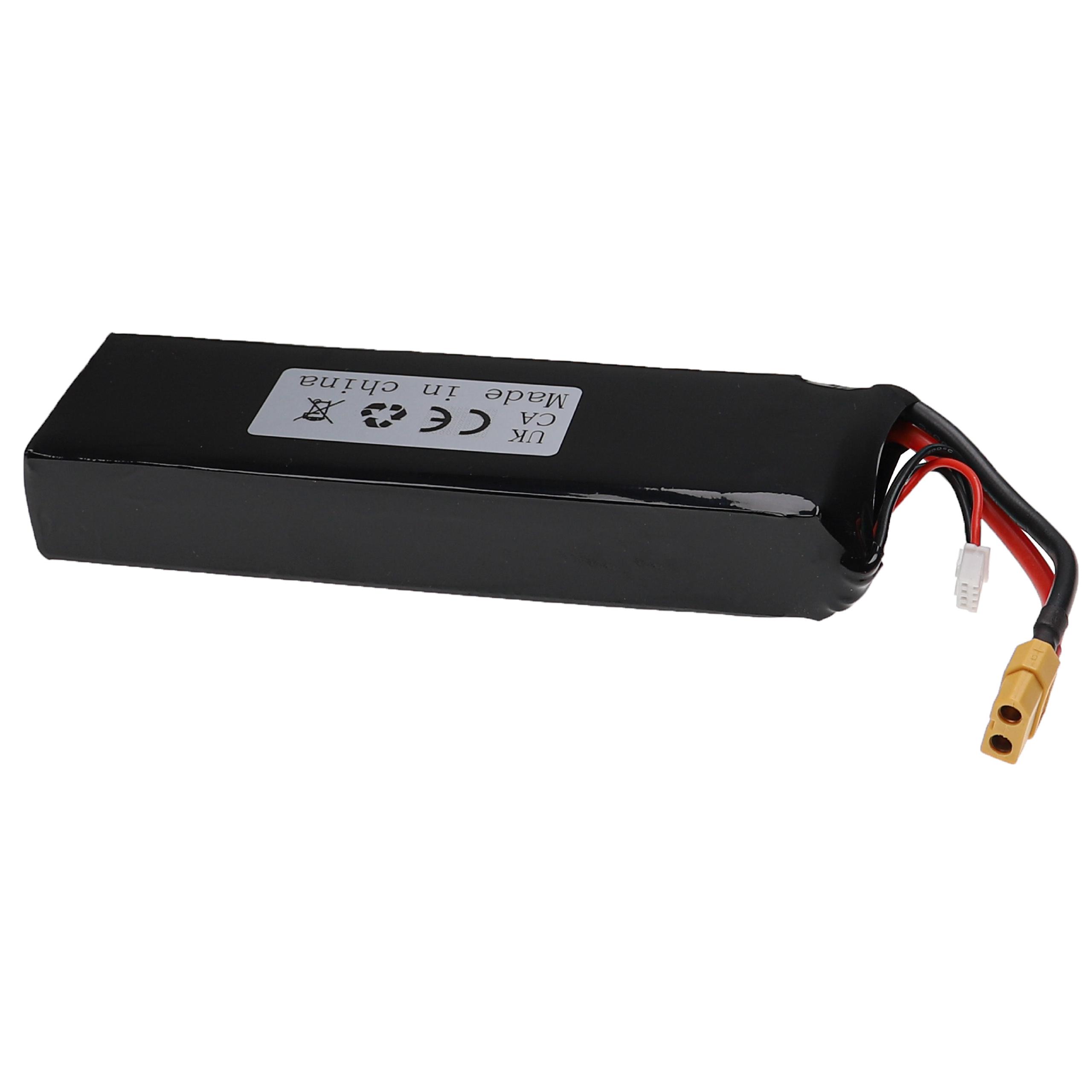 Batería para dispositivos modelismo - 6200 mAh 11,1 V Li-poli, XT60