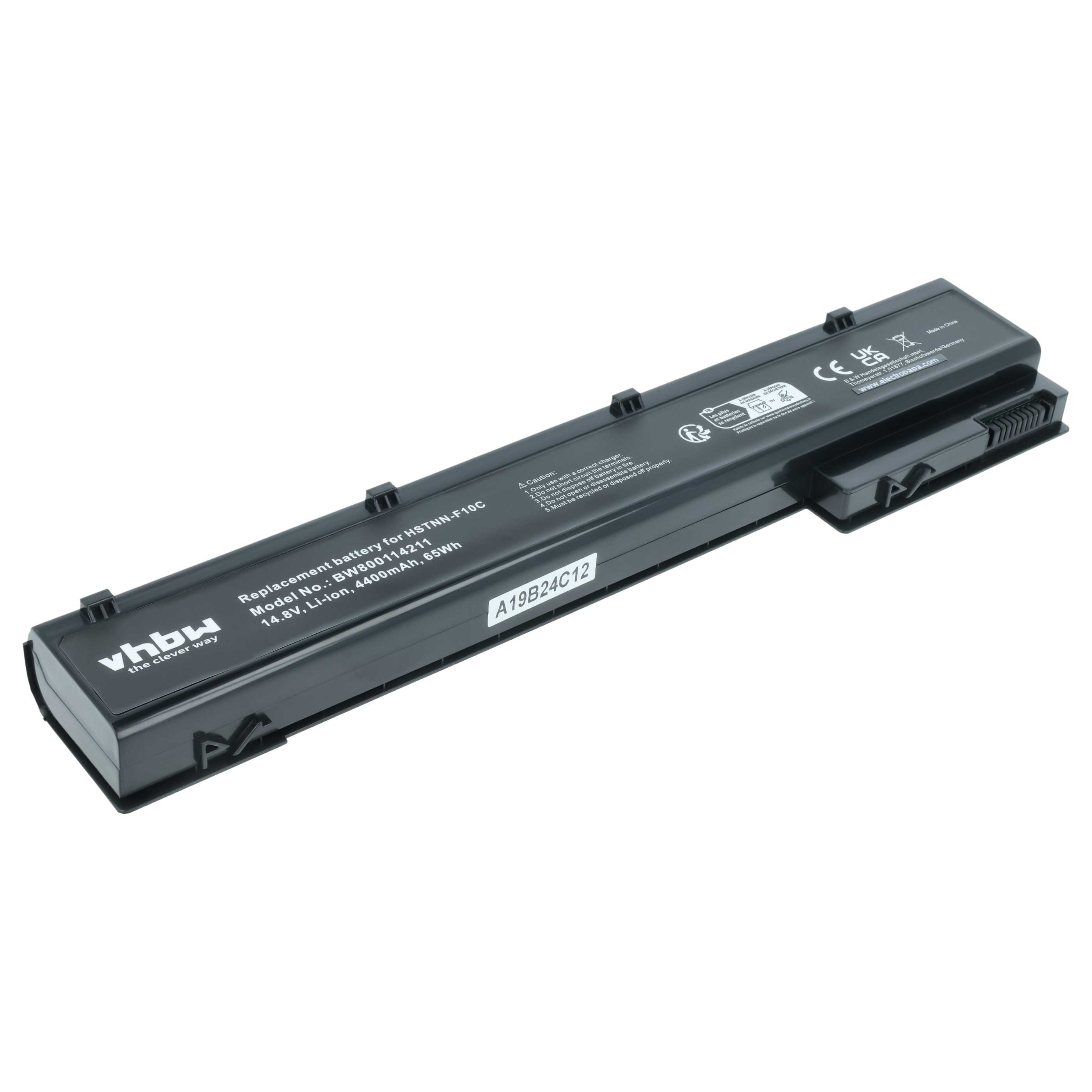 Akumulator do laptopa zamiennik HP 632114-421, 632113-151, 632425-001 - 4400 mAh 14,8 V Li-Ion, czarny