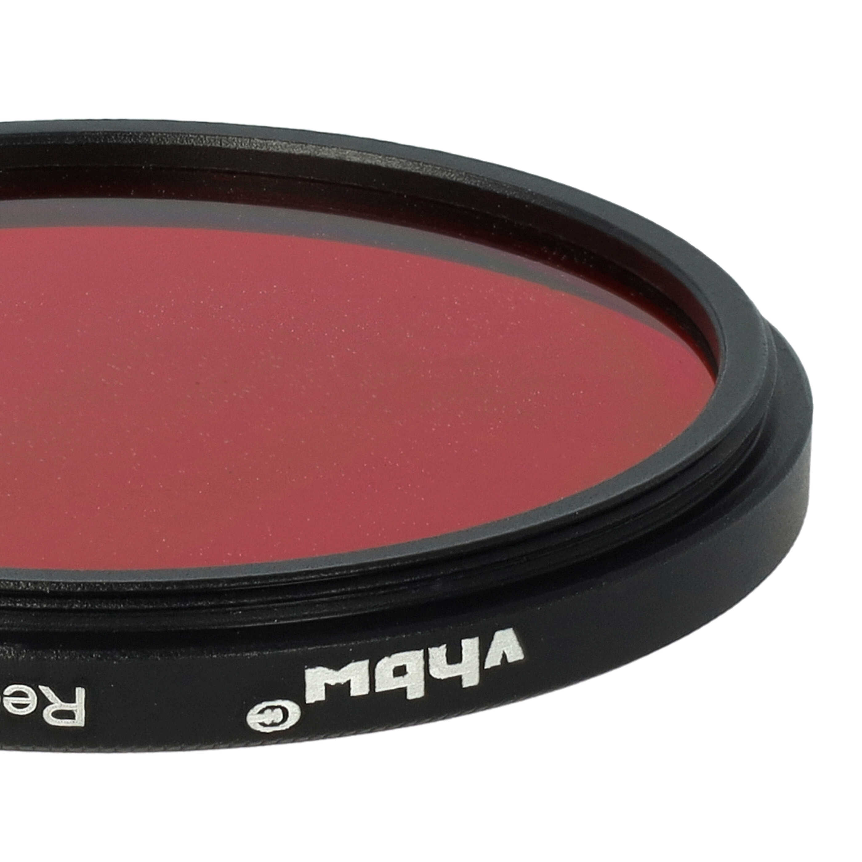 Filtro de color para objetivo de cámara con rosca de filtro de 52 mm - Filtro rojo