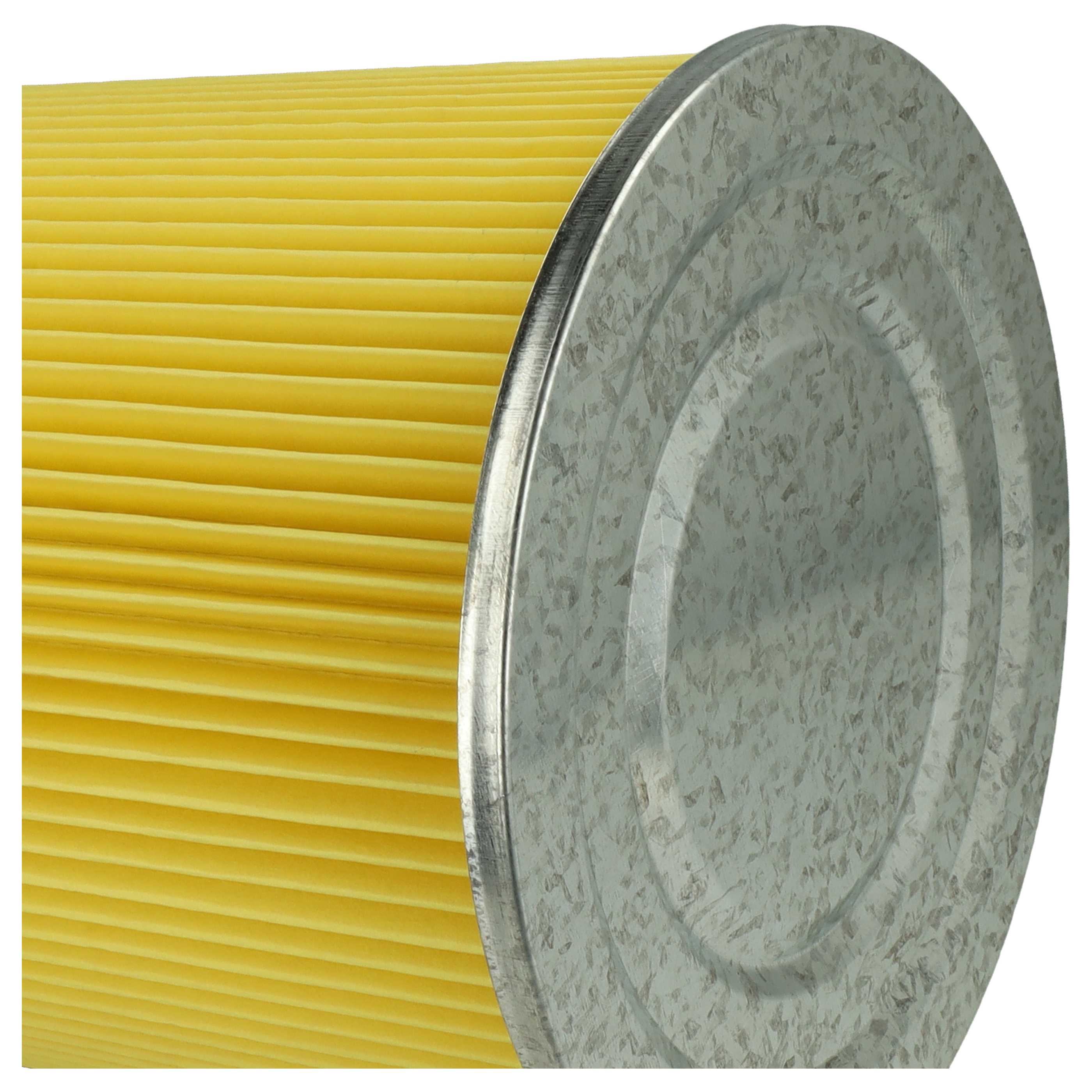 4x Filtercartridge filter replaces Thomas 195118, 787115 for Thomas Vacuum Cleaner, black / yellow
