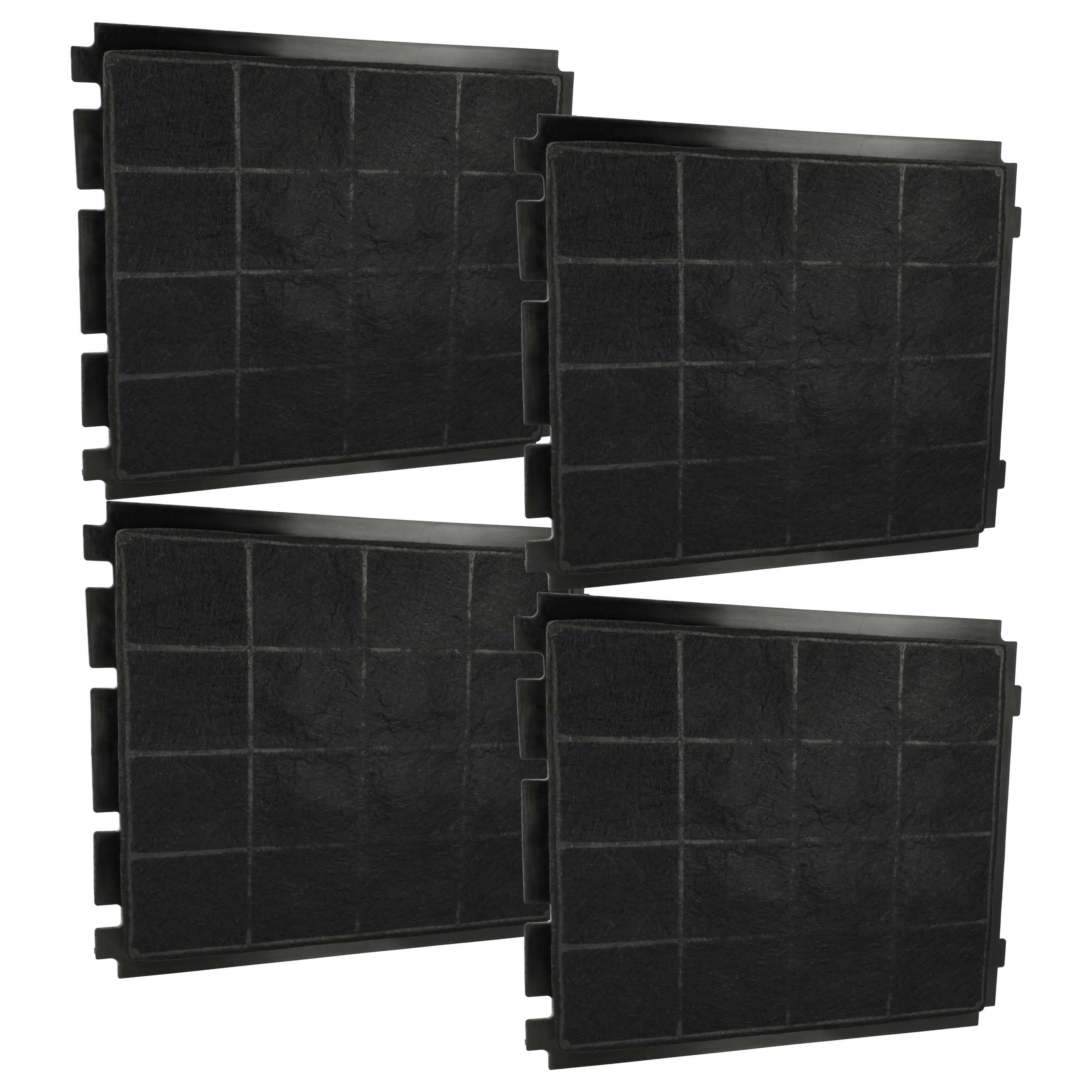 4x Filtres à charbon actif remplace Airforce AFFCA267, AFCFCA267 pour hotte Blaupunkt