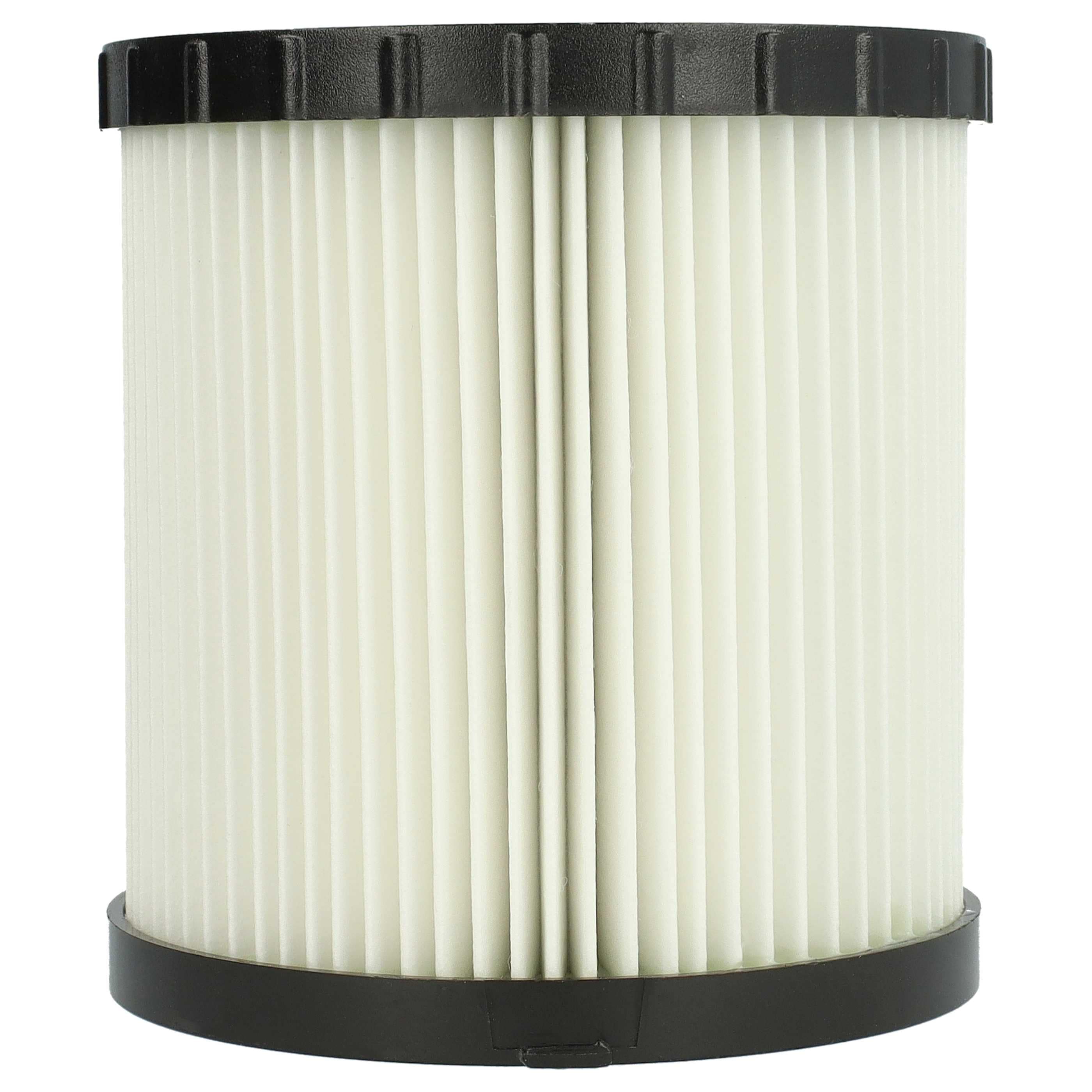 3x Filterround filter replaces Dewalt DCV5801H, DCV5801H-XJ for Dewalt Vacuum Cleaner, black / white