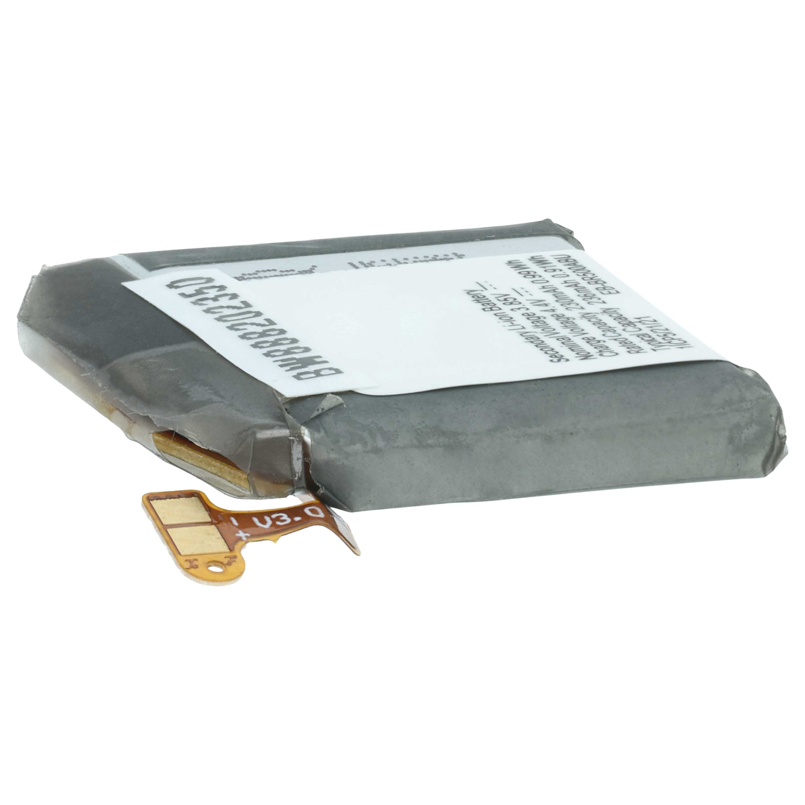 Smartwatch Battery replaces Samsung GH43-04922A, EB-BR500ABU - 230 mAh 3.85 V Li-polymer