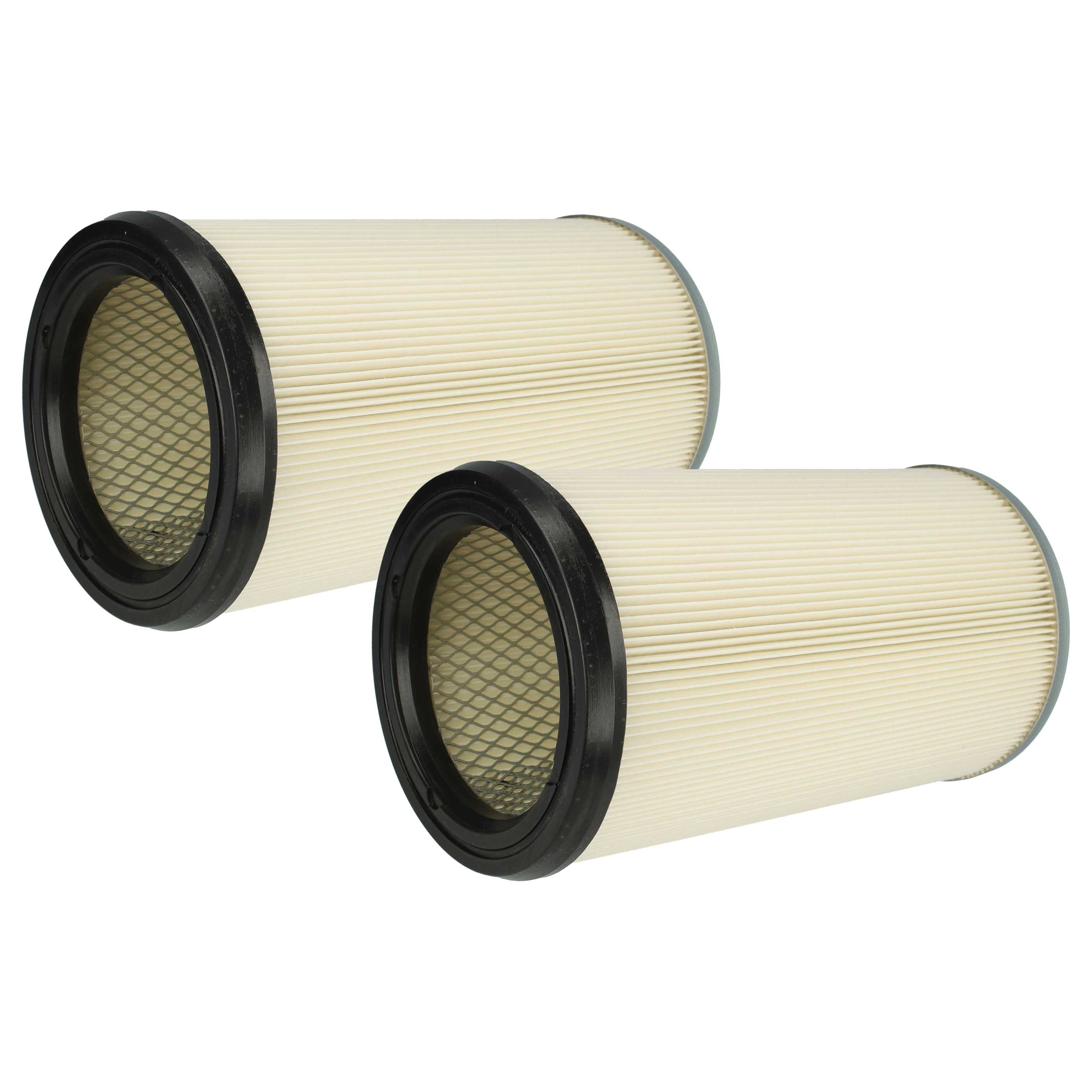 2x Filtro reemplaza Kärcher 57310070, 5.731-007.0 para aspiradora Kärcher, blanco / plata / azul