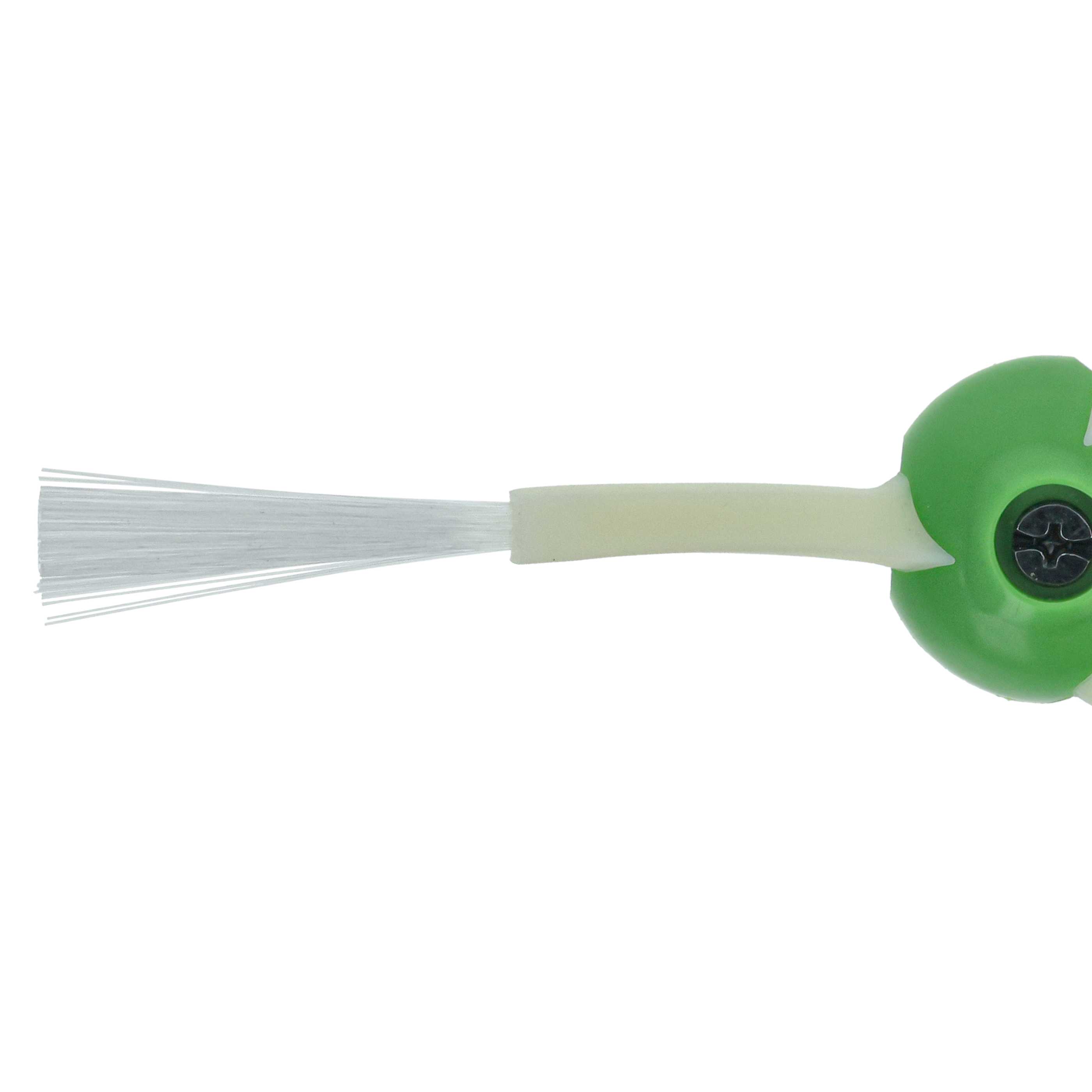 Side Brush suitable for iRobot Roomba E5, E6, E7, i7 Robot Vacuum Cleaner - 3-armed, white, green