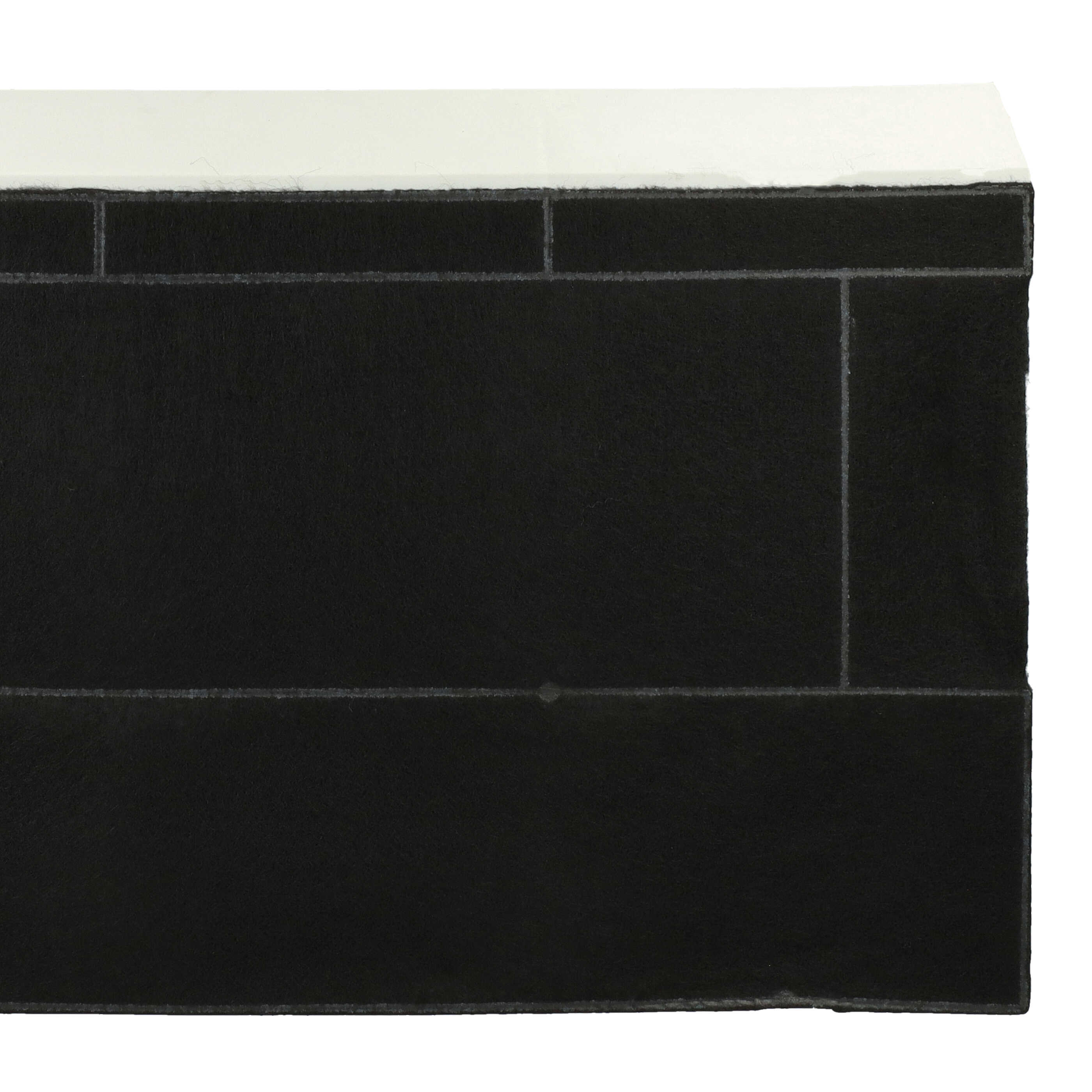 Filtro de carbón activo reemplaza Balay 0434229 para campanas - 39,8 x 19,6/17,4 x 2,9 cm