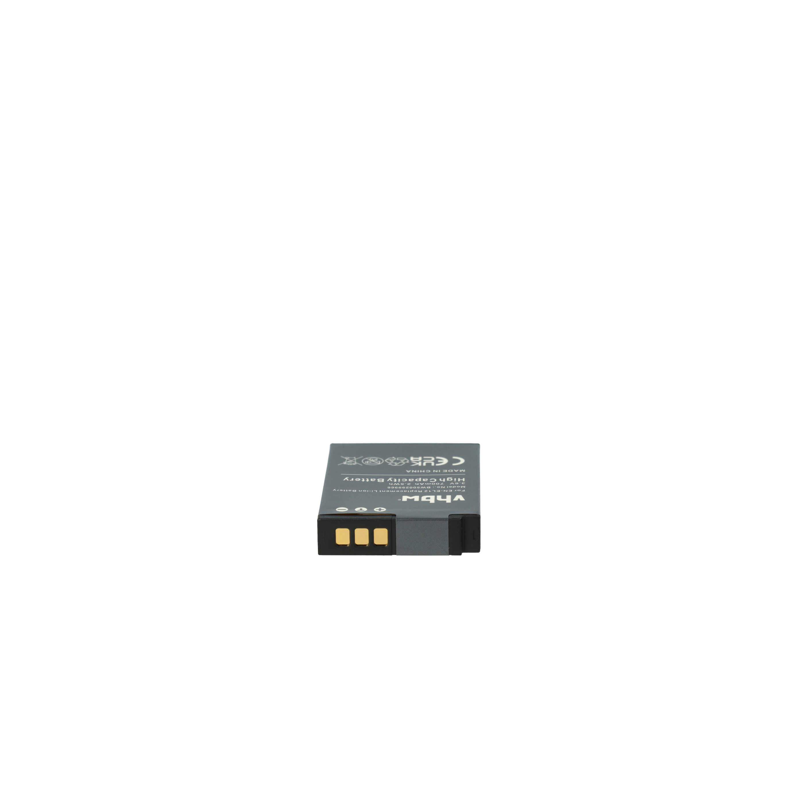 3x Battery replaces Nikon EN-EL12 - 700mAh, 3.6V, Li-Ion
