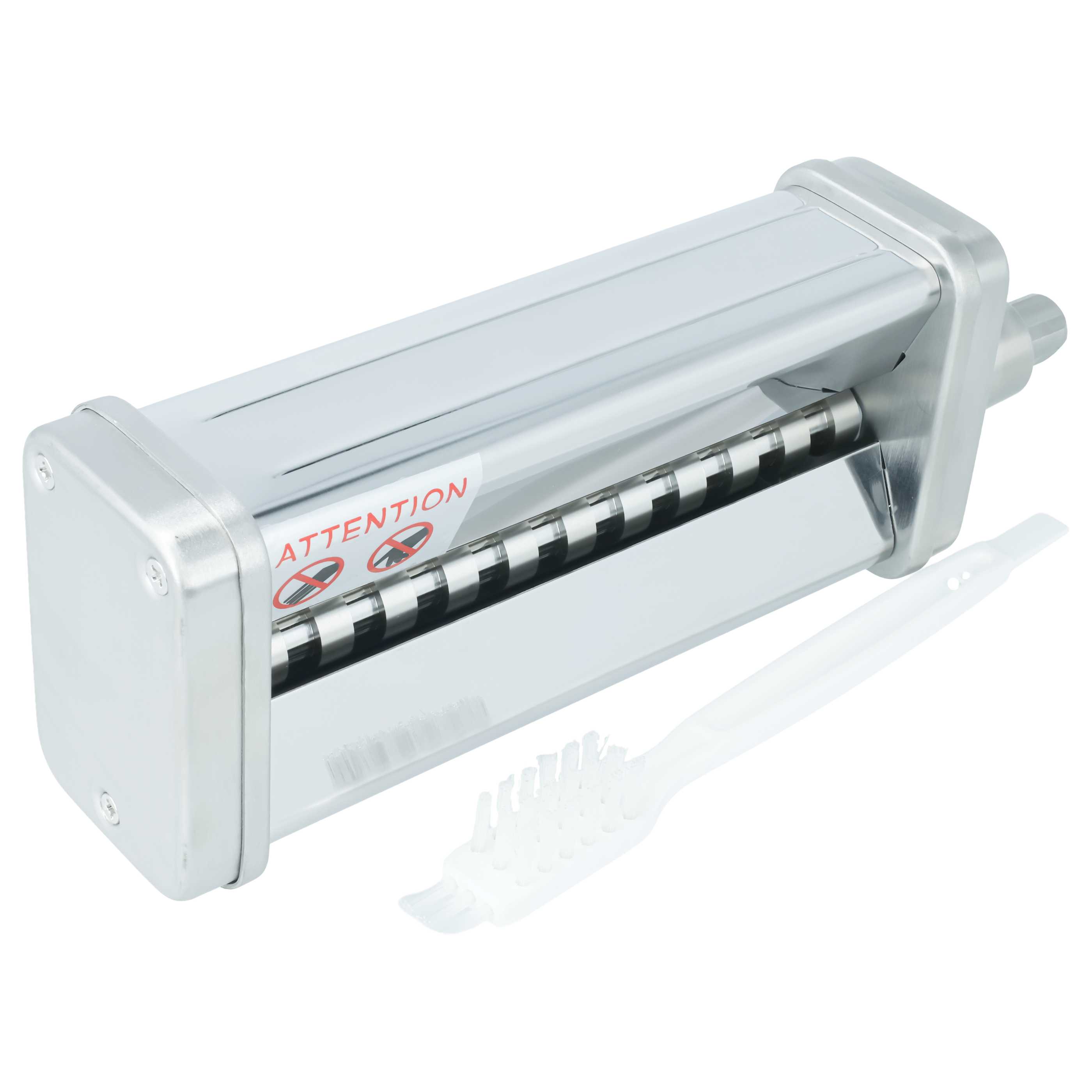 Fettuccine Cutter suitable for KitchenAid Kitchen Machine - Pasta Attachment + Cleaning Brush
