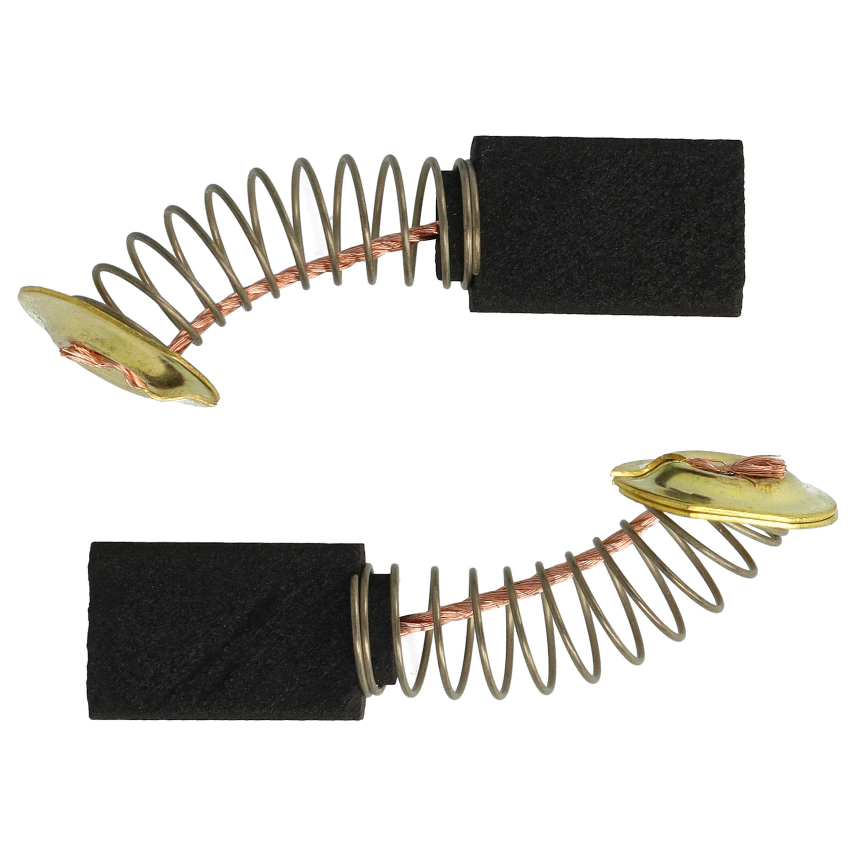 2x Carbon Brush as Replacement for Dolmar 957.802.410 Electric Power Tools + Spring, 19 x 11 x 5mm