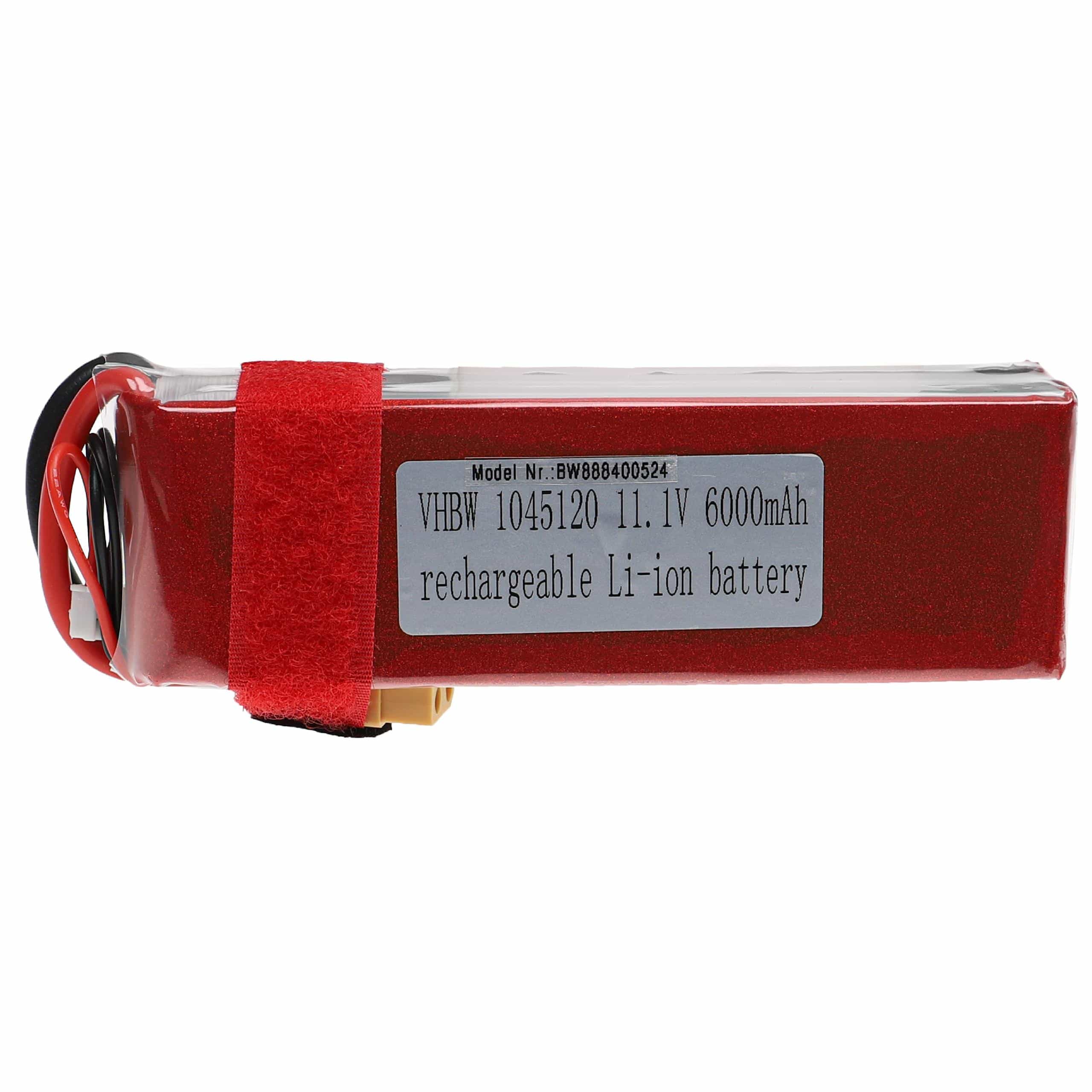 Batterie modèle radio-télécommandé - 6000mAh 11,1V Li-polymère, XT60