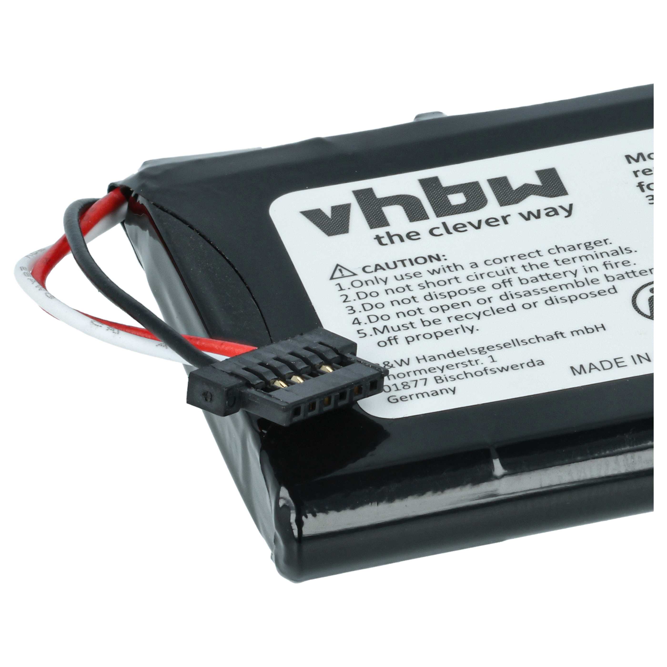 Akumulator do nawigacji GPS zamiennik 541380530005, 11-A1 B, 11-D00001 U, 11-D0001 MX - 1200 mAh 3,7 V Li-Ion