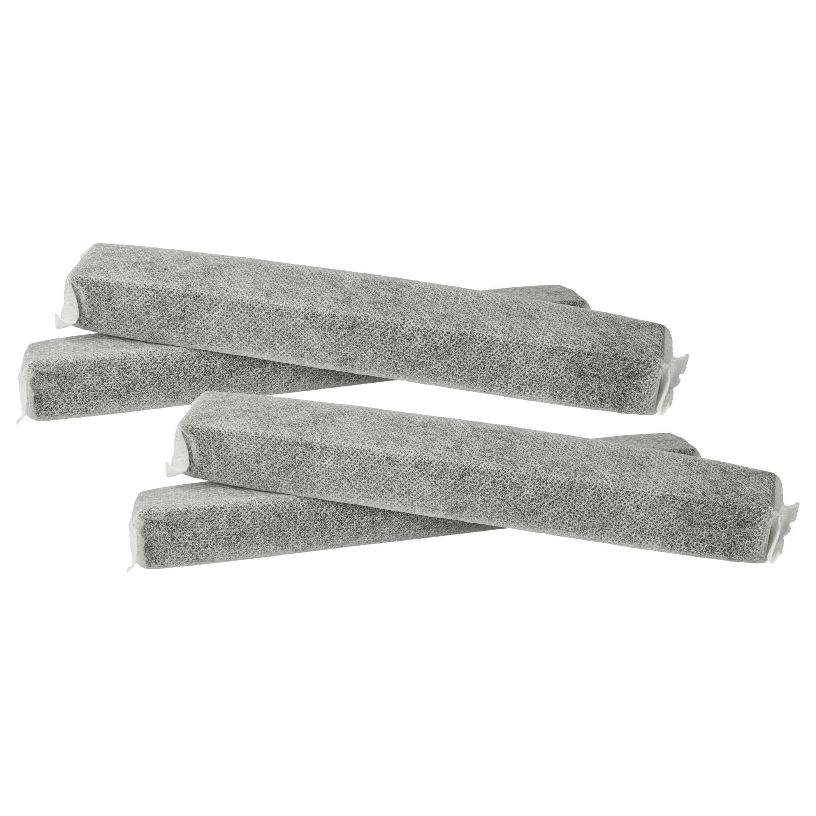 4x Filtre à charbon actif remplace Miele KKF-RF, 7236280 pour réfrigérateur Miele