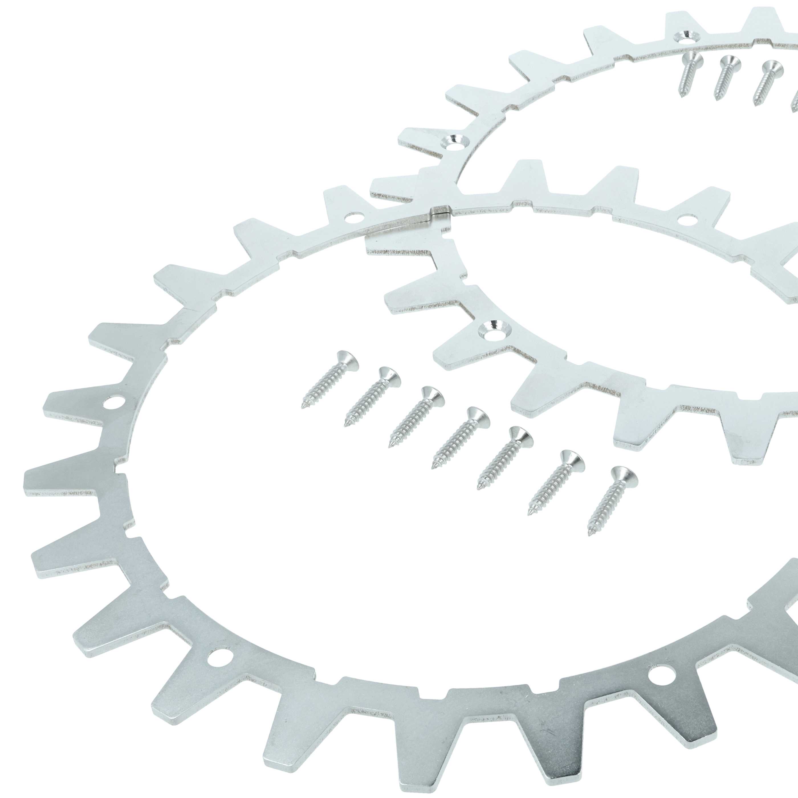 2x Spikes suitable for Worx L WR147E.1, WR148E, WR153E, WR155E Robot Mower - Stainless Steel, 24 Teeth