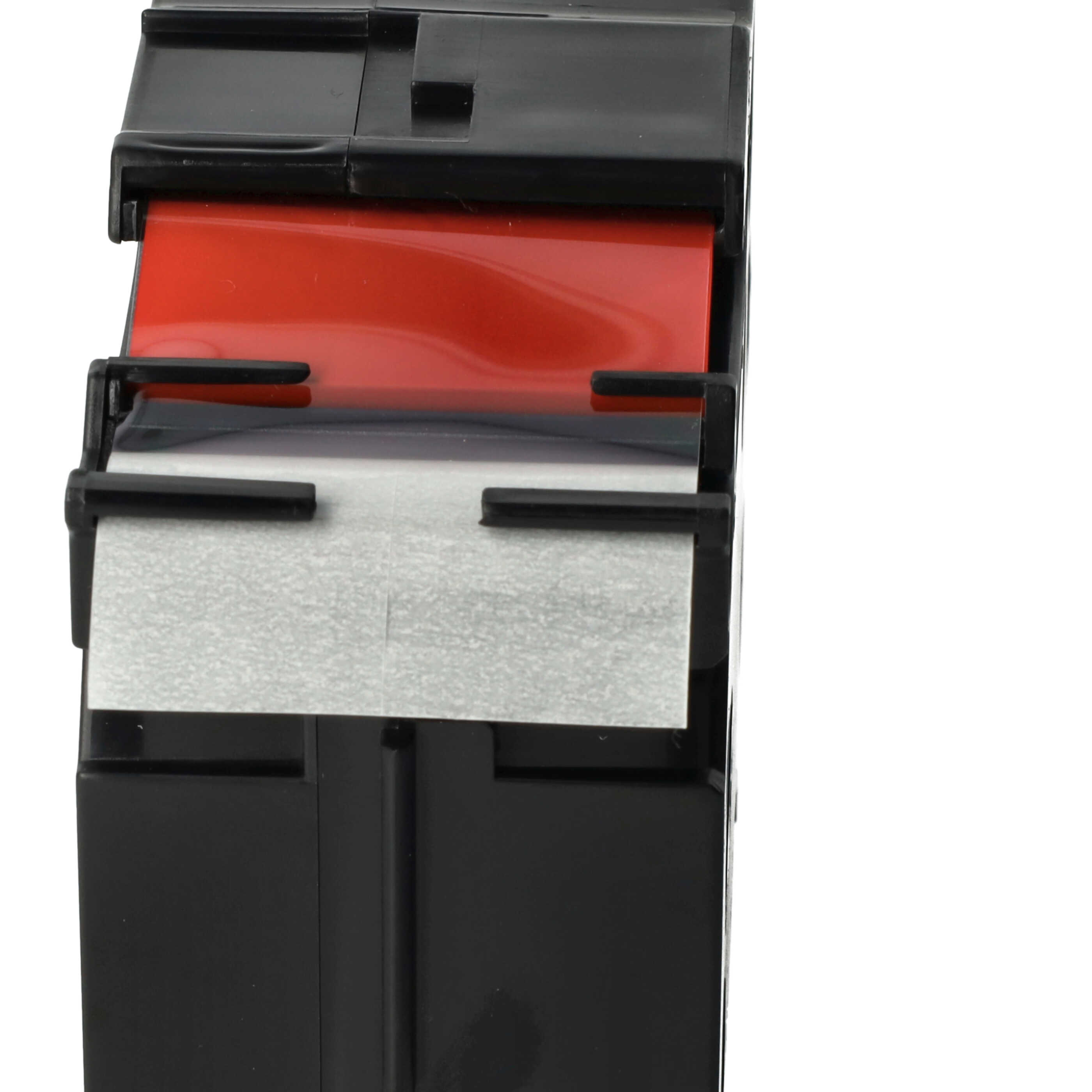 Label Tape replaces Brother TZE-162 - 36 mm Red to Transparent