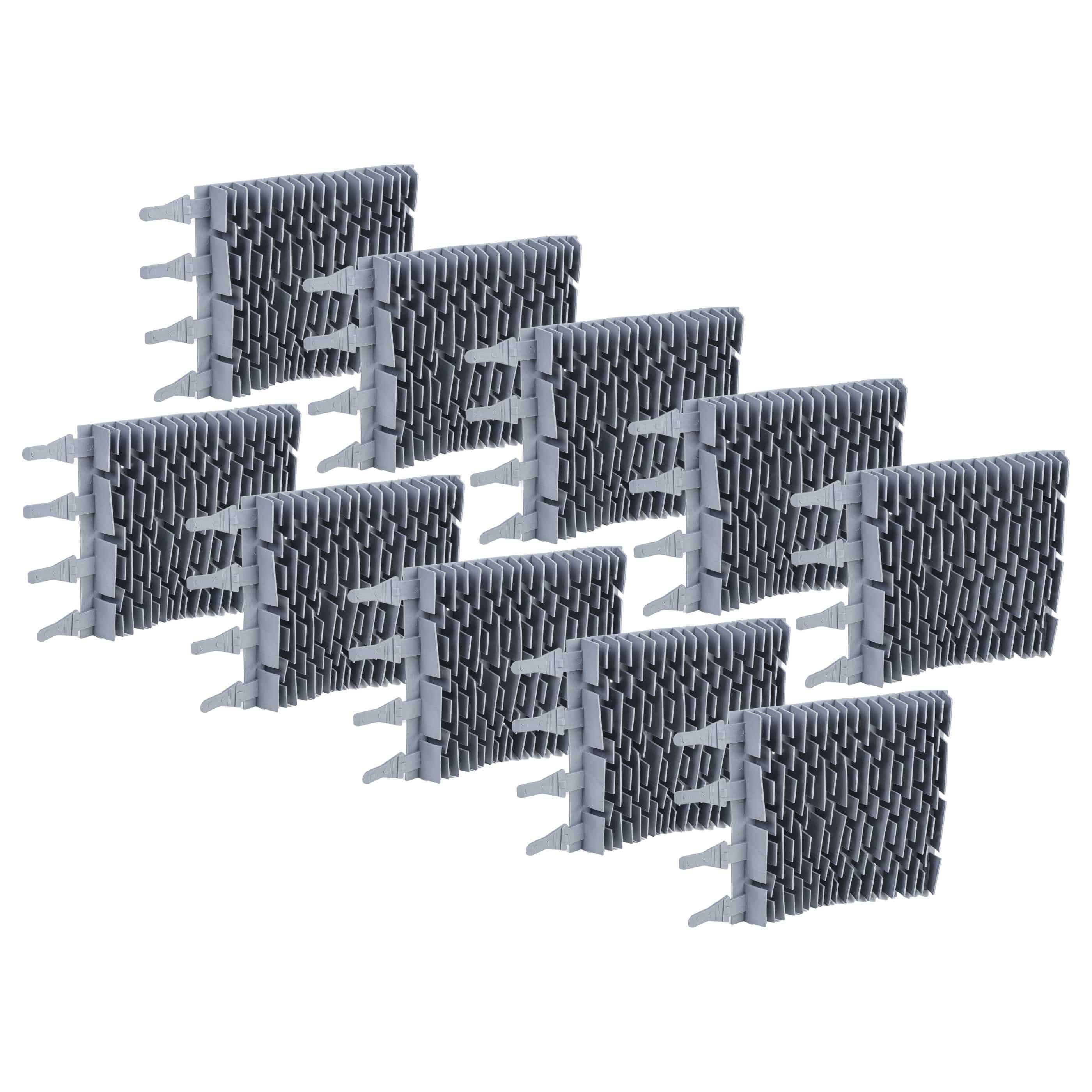 10x Brosse remplace Zodiac R0764900, R0774900 pour robot de piscine, aspirateur Gre