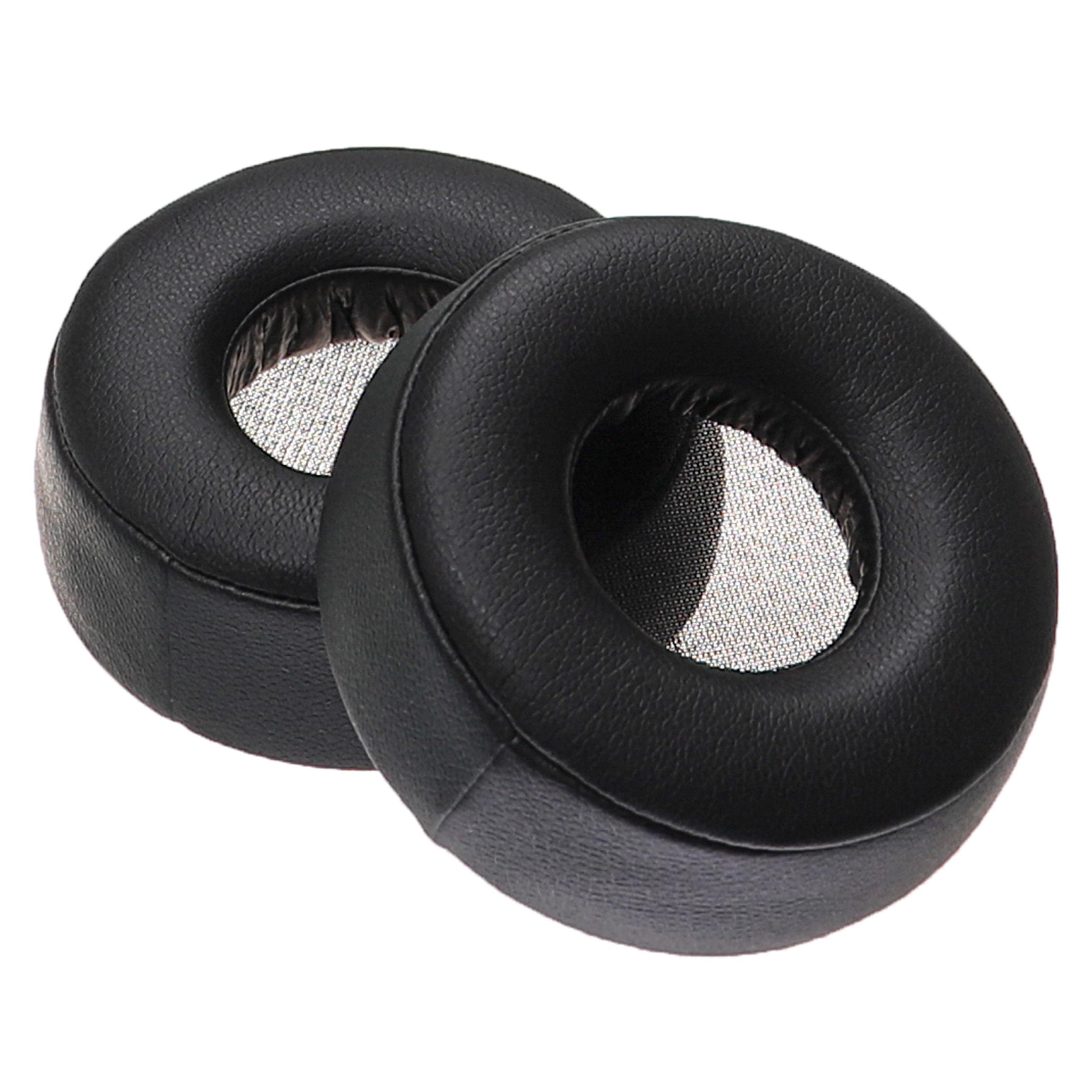 Ear pad cushions ear cups soft and highly elastic material black for headphones Headset