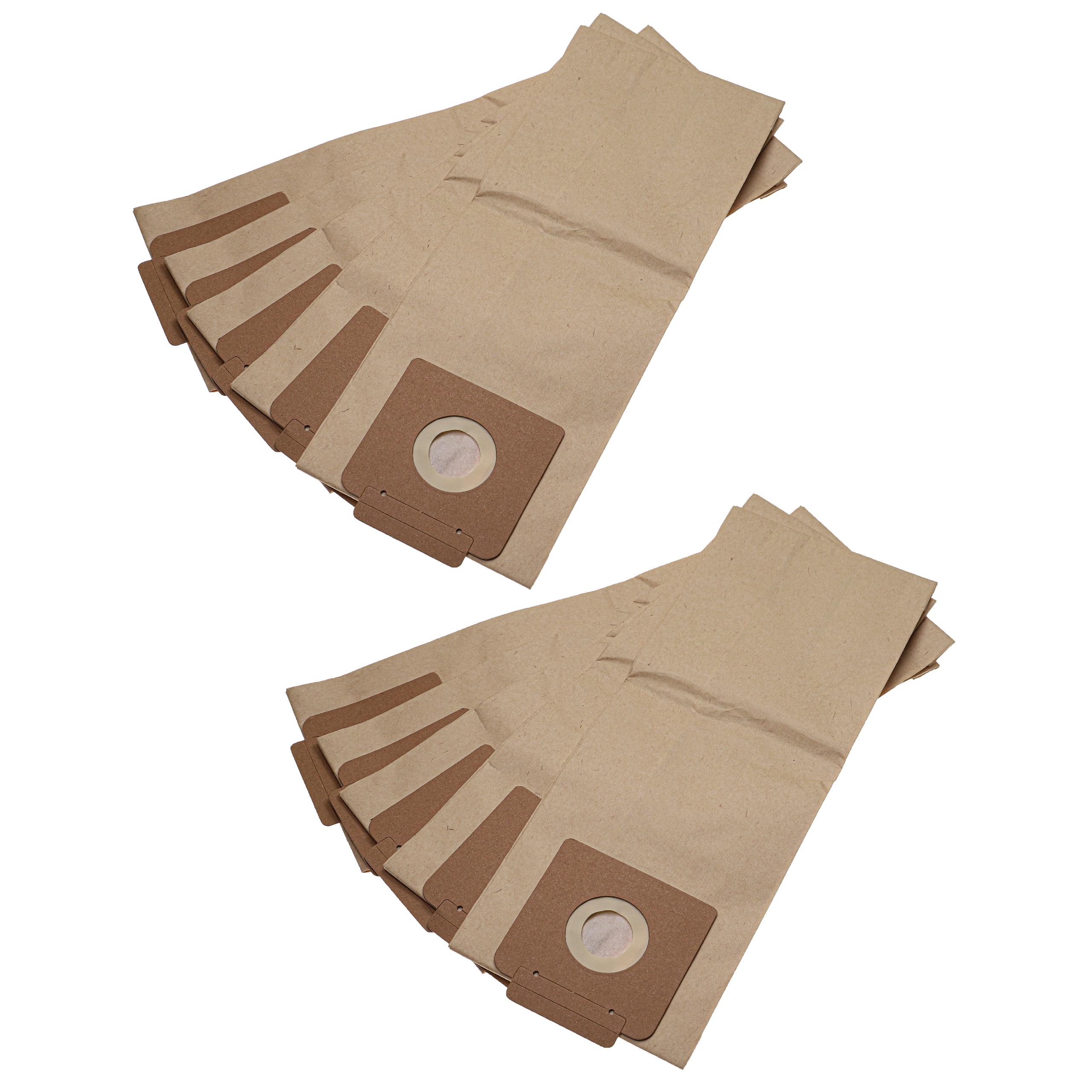 10x Sac remplace Kärcher 69043350, 69043330, 6.904-335.0, 6.904-333.0 pour aspirateur Würth - papier