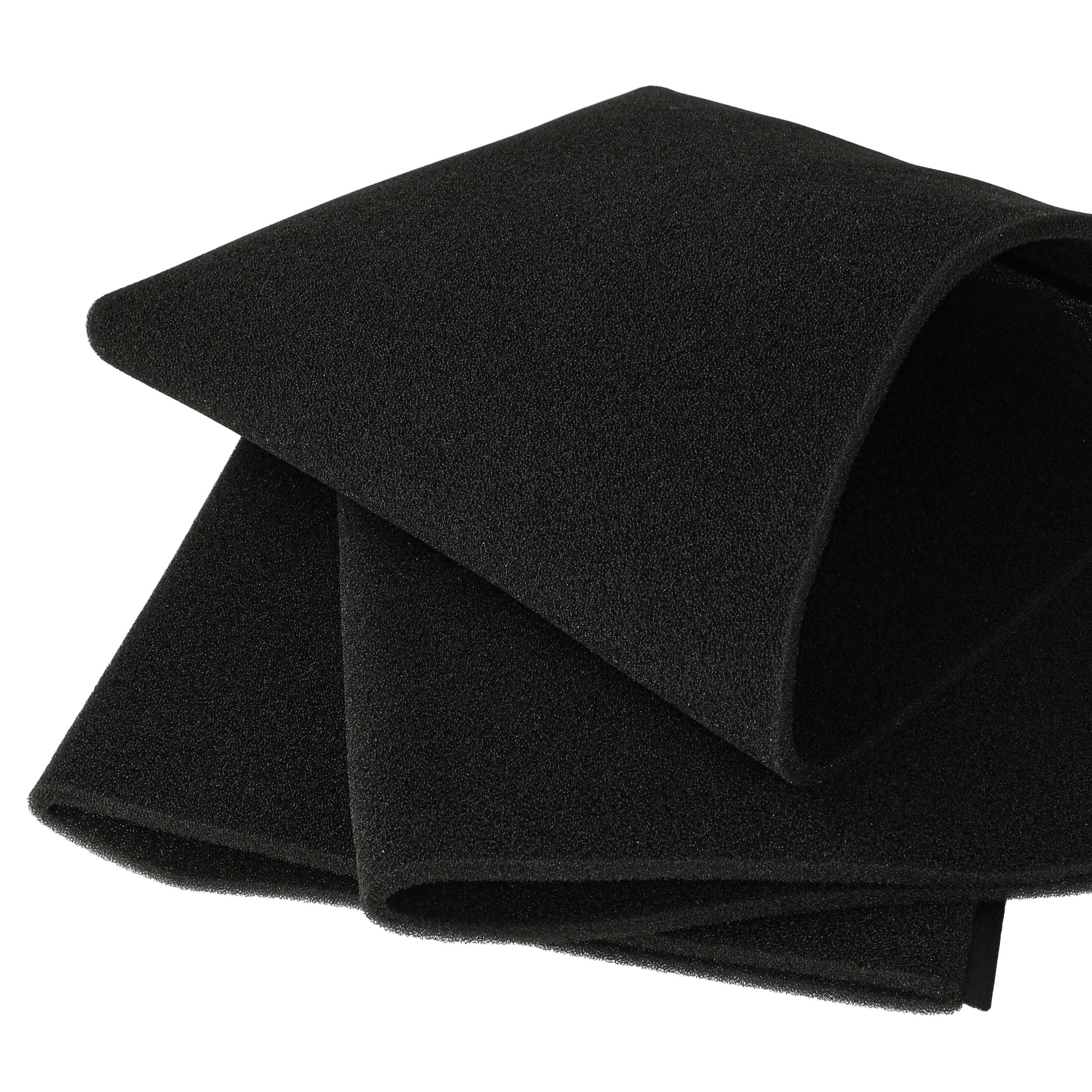 6x Filterfoam filter replaces Parkside 30250100 for Parkside Vacuum Cleaner