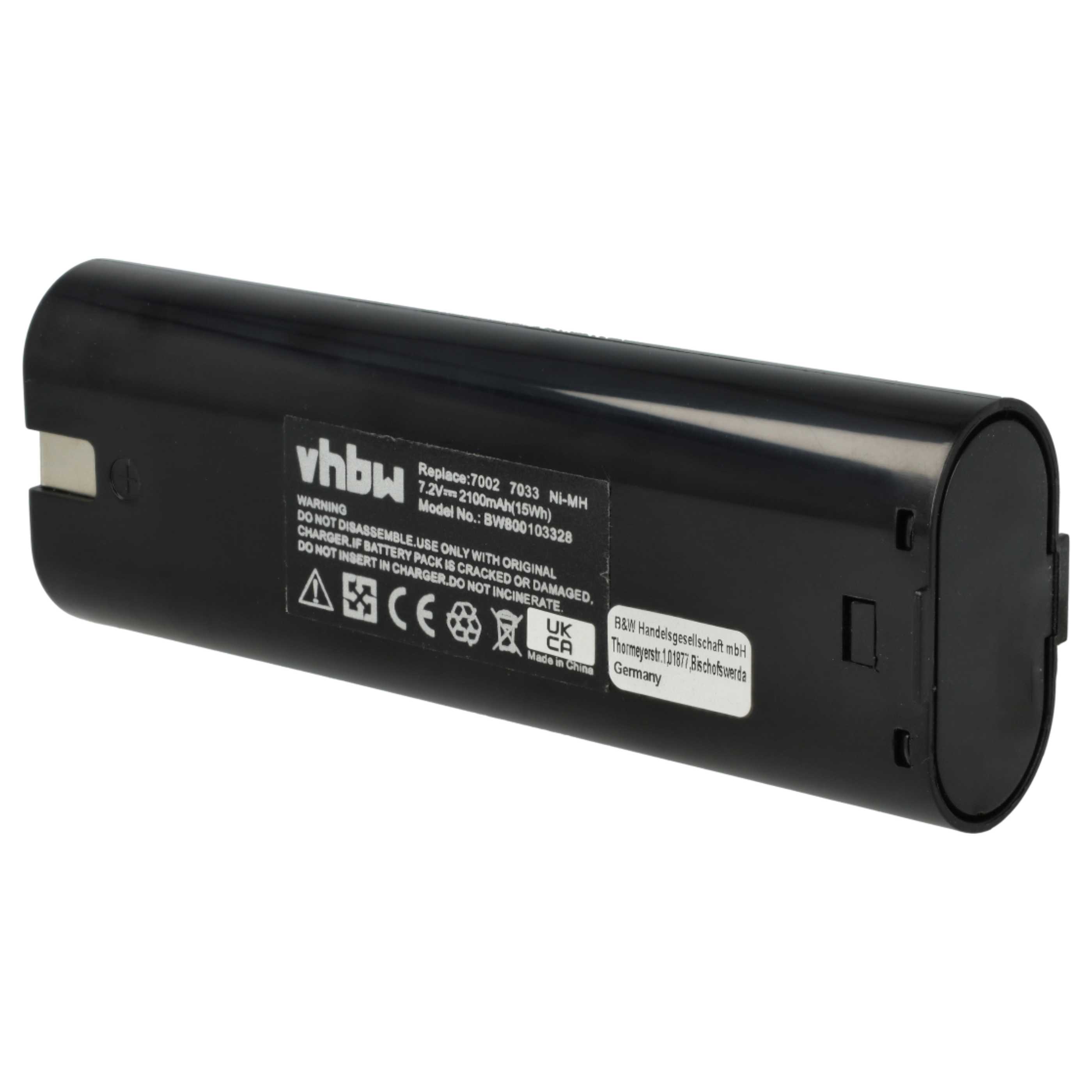3x Battery replaces Einhell 91011 Electric Power Tool - 2100 mAh, 7.2 V, NiMH