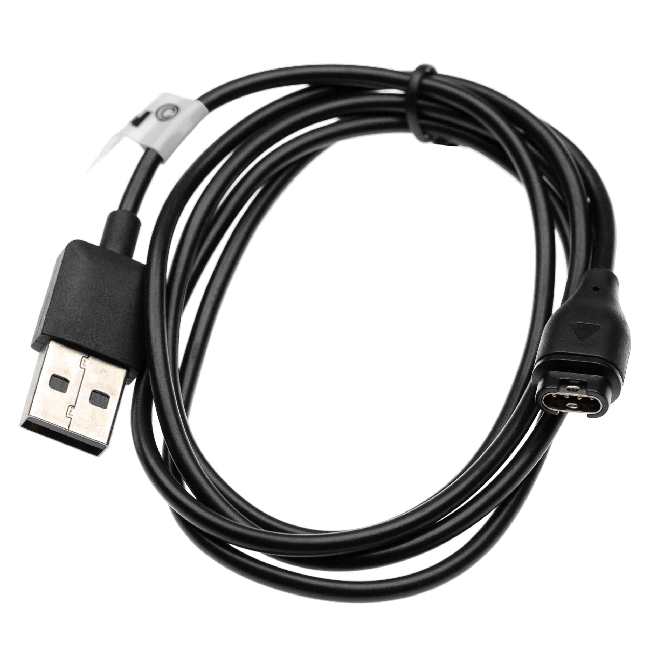 Charging Cable suitable for Fitness Tracker - Micro USB Cable, 100cm, black