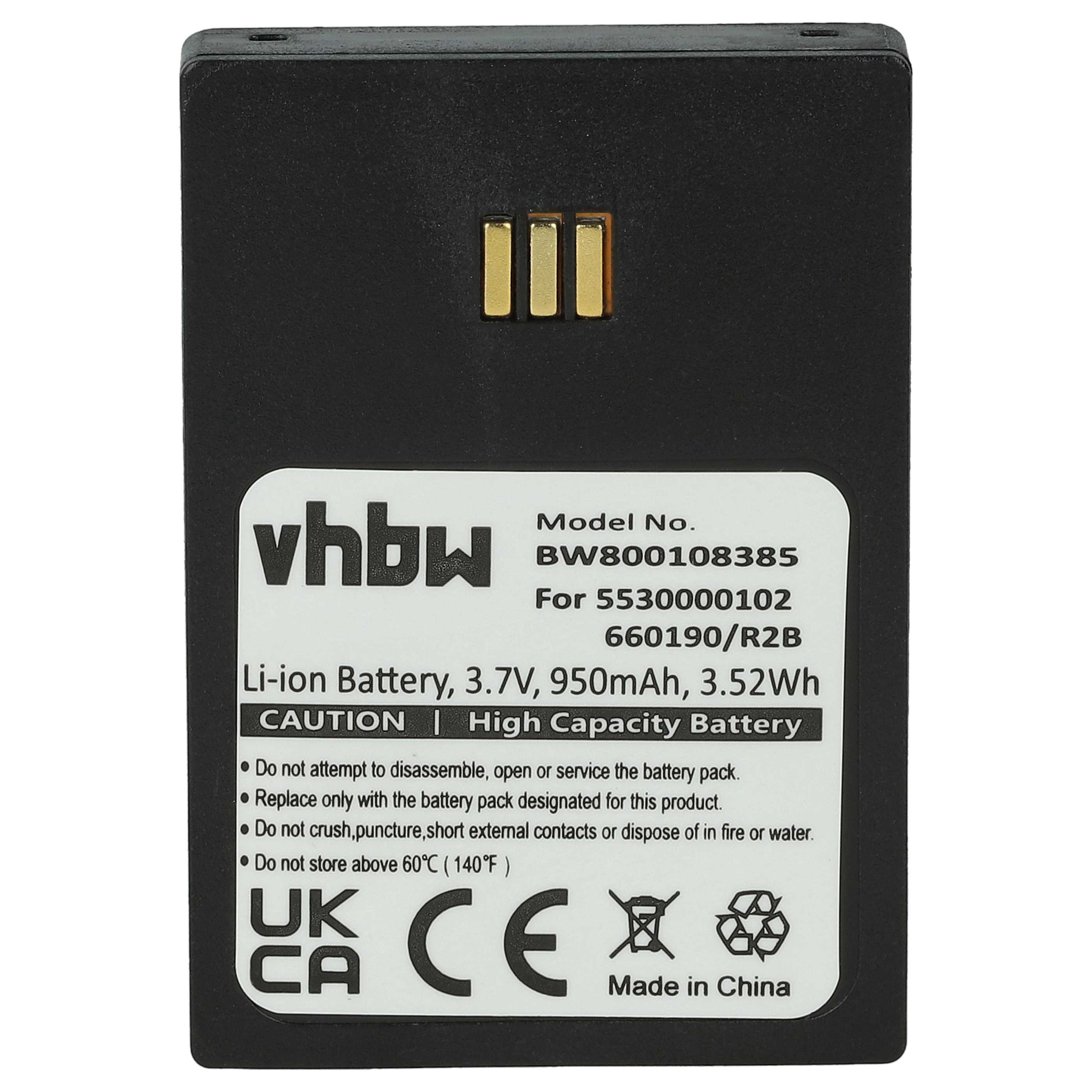 10x Batteries remplace Alcatel 3BN78404AA pour téléphone Ericsson - 950mAh 3,7V Li-ion