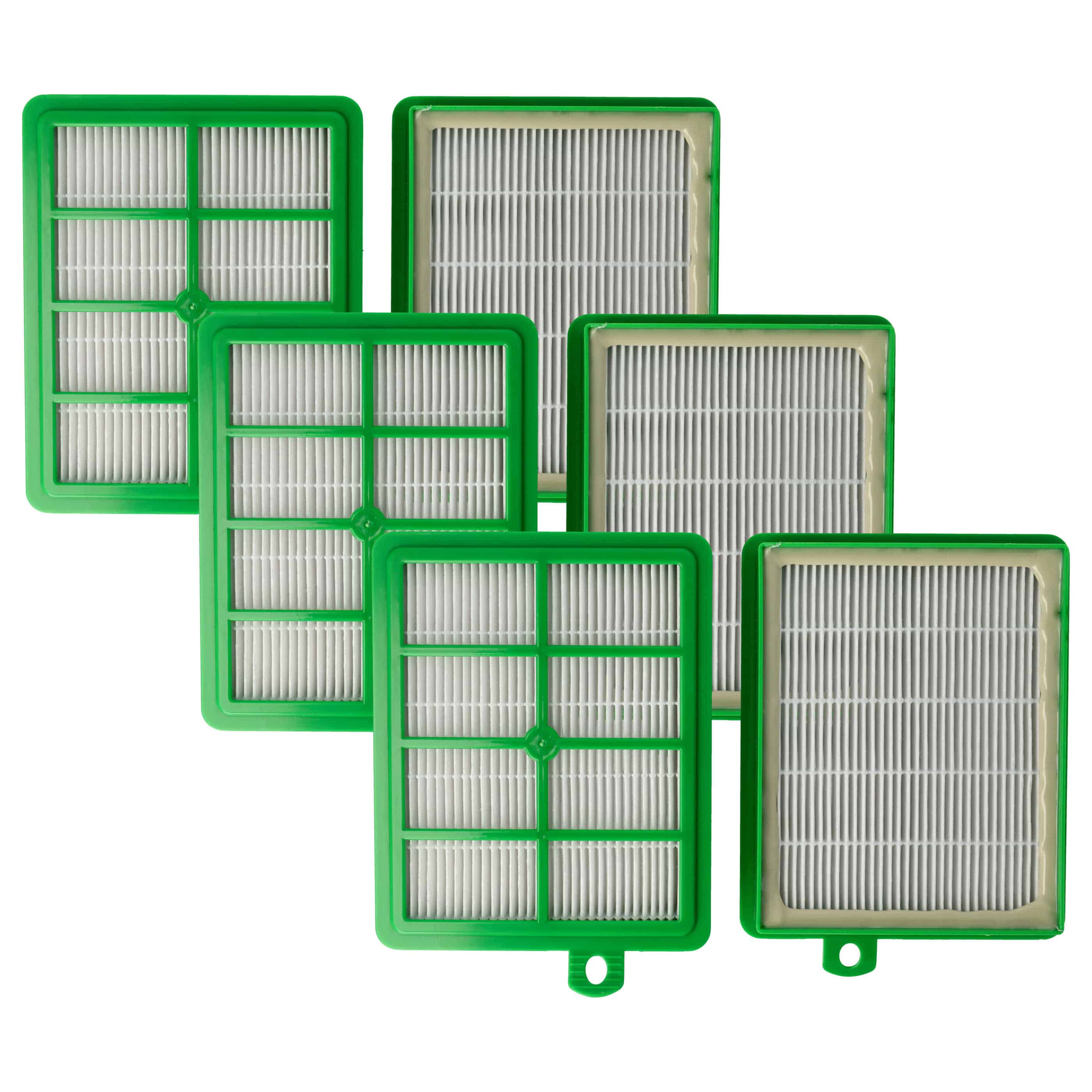 6x Filter replaces AEG ASF1W, AFS1, UltraCaptic E 12 AEF12, E 12, AFS1W, AEFG12W for Philips Vacuum Cleaner