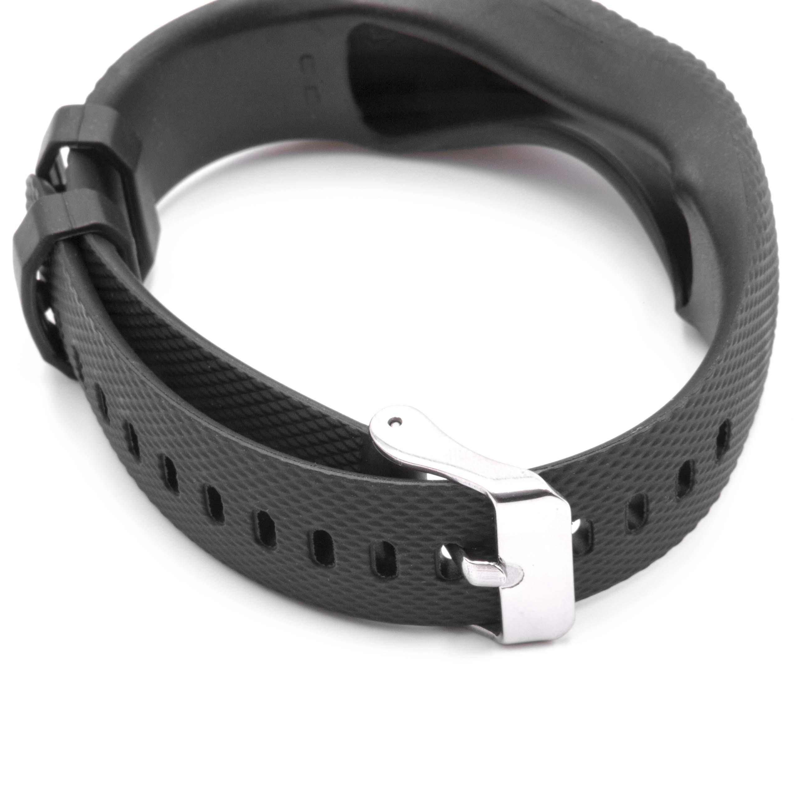 Bracelet pour montre intelligente Garmin Vivofit - 24,5 cm de long, 19,5mm de large, noir
