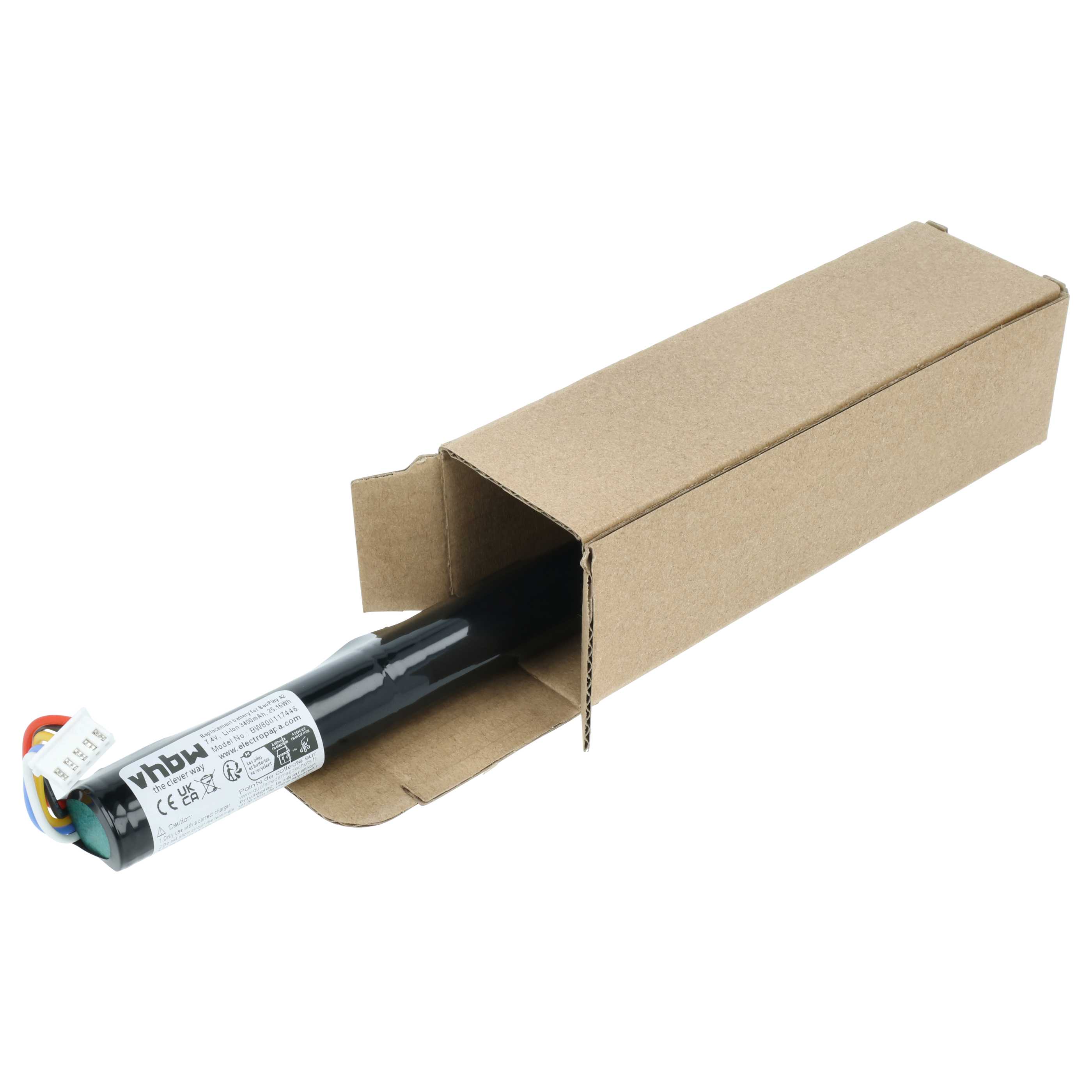 Batteria sostituisce Bang & Olufsen J406/ICR18650NH-2S per altoparlanti - 3400mAh 7,4V Li-Ion