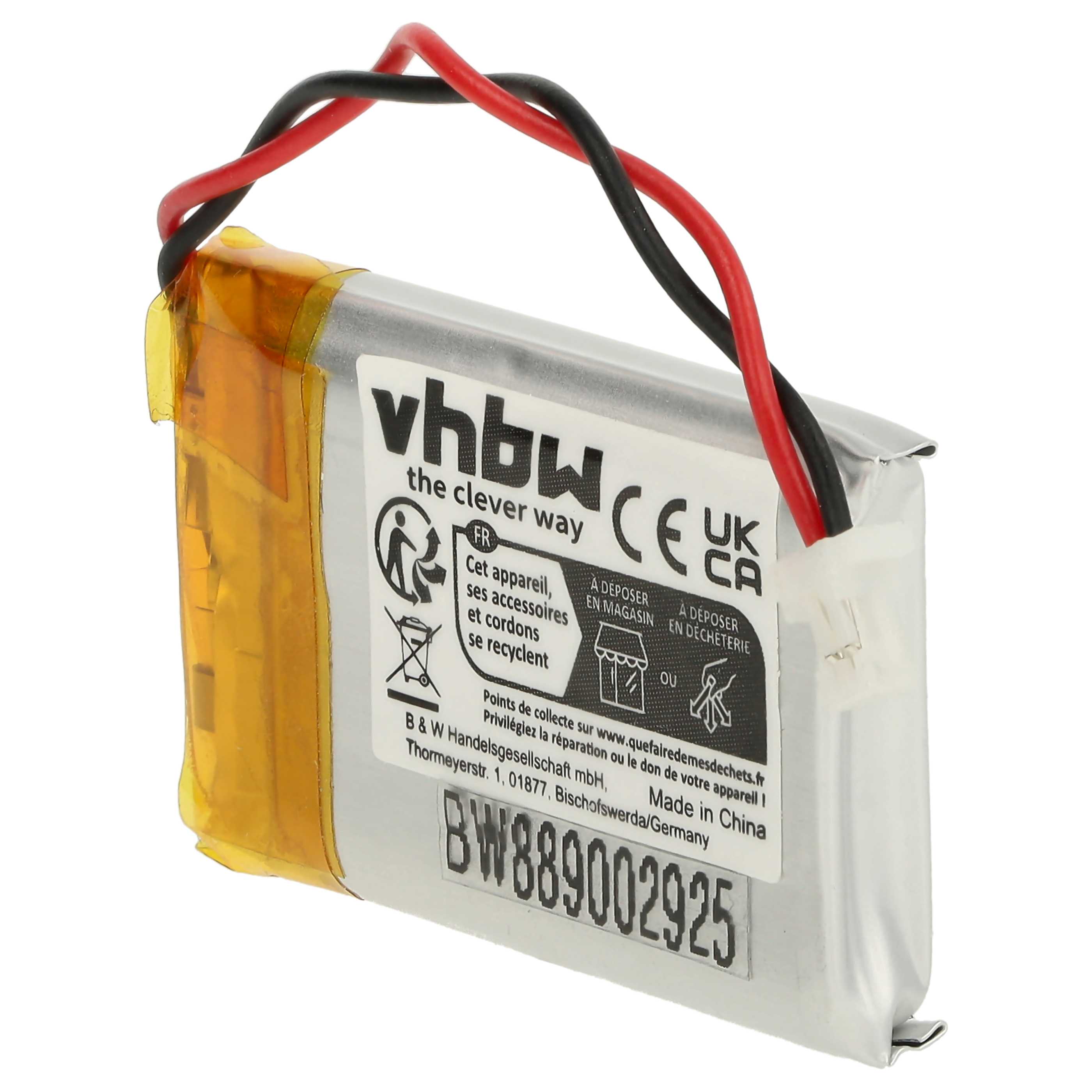 Akumulator do słuchawek bezprzewodowych zamiennik GMB452233 - 365 mAh 3,7 V LiPo