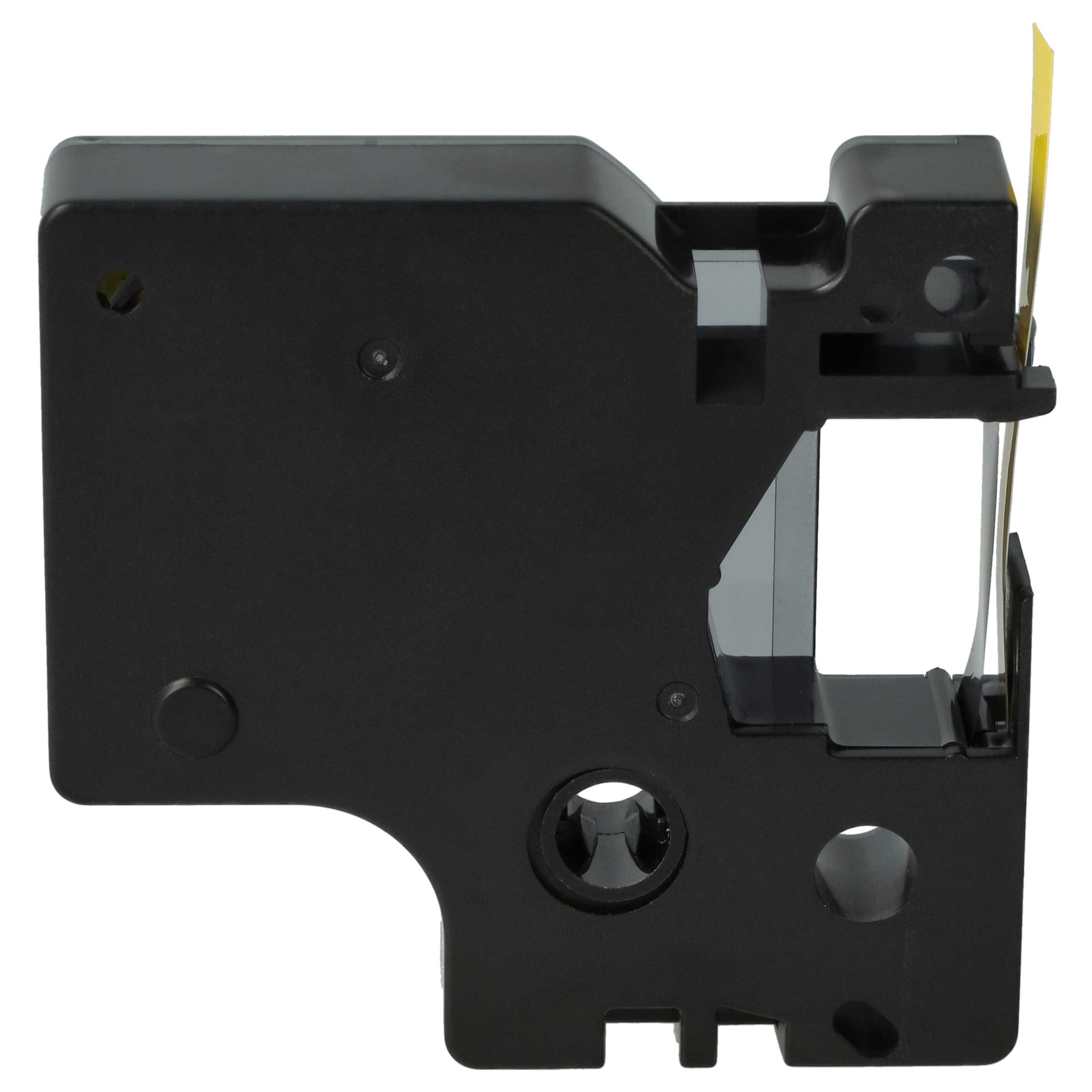 Label Tape replaces Dymo 43618, D1 - 6 mm Black to Yellow