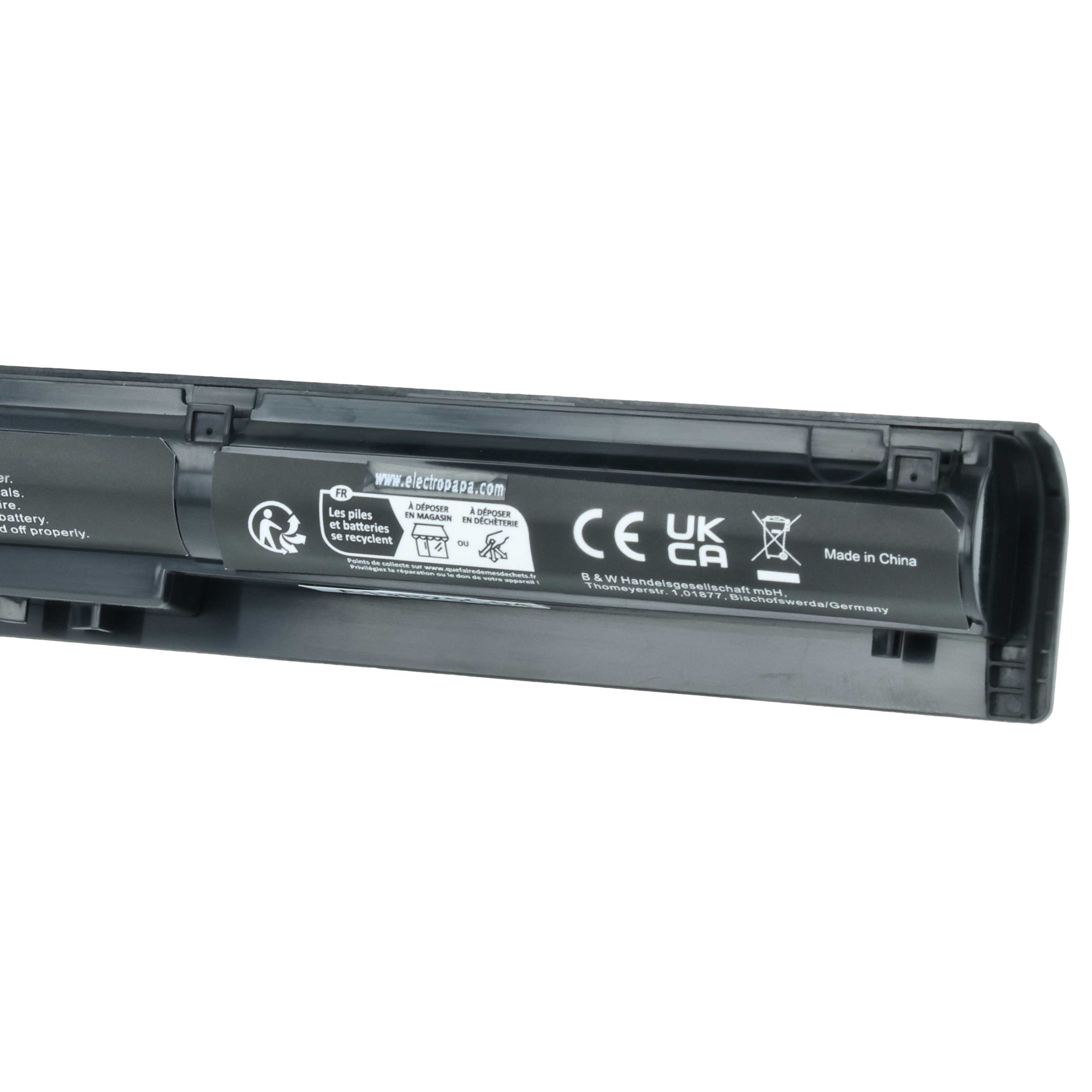 Batteria sostituisce HP 811063-421, 805294-001, 811346-001 per notebook - 2600mAh 14,4V Li-Ion nero