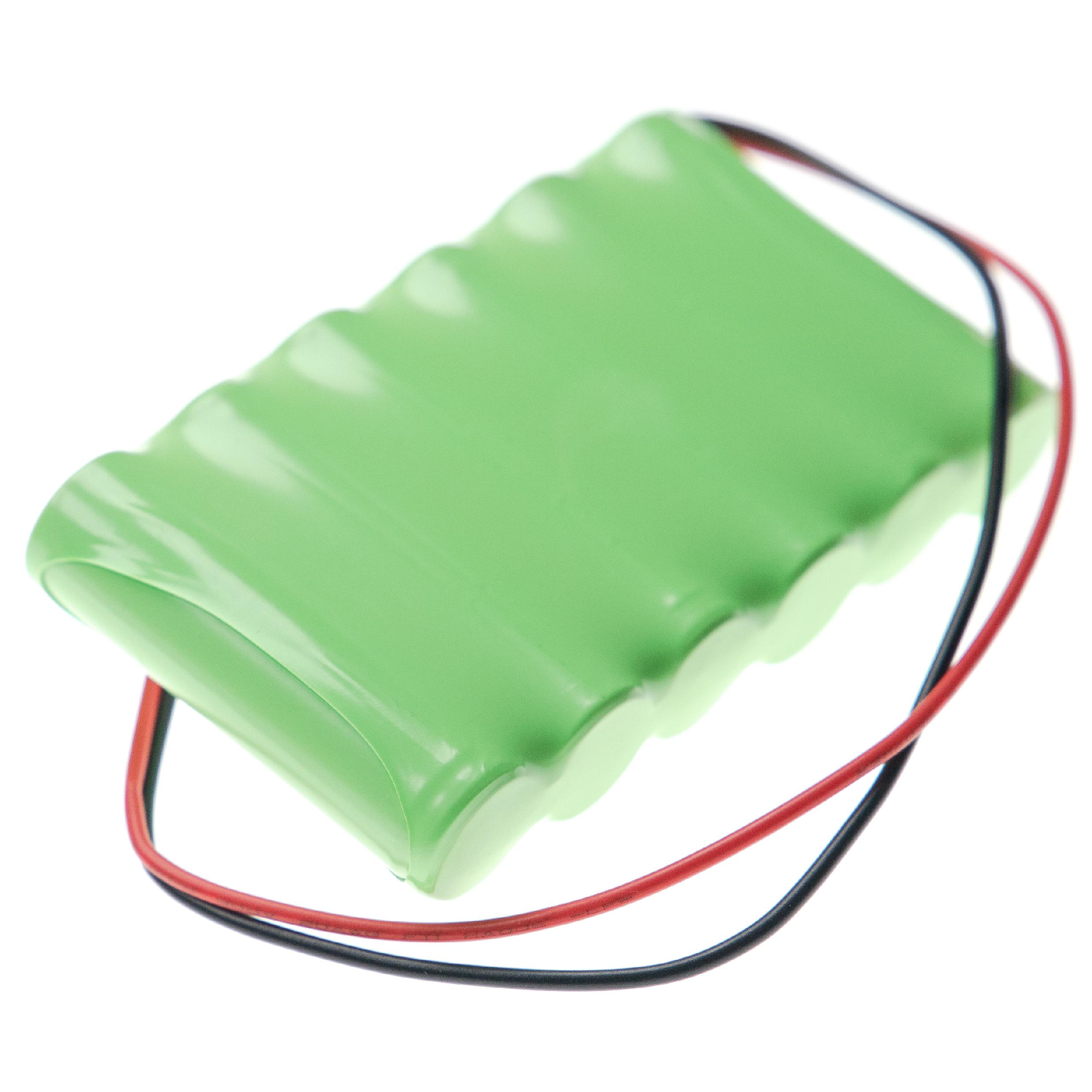 Alarm System Battery Replacement for Visonic BAT301179, 103-303689, 103-301179 - 1500mAh 7.2V NiMH