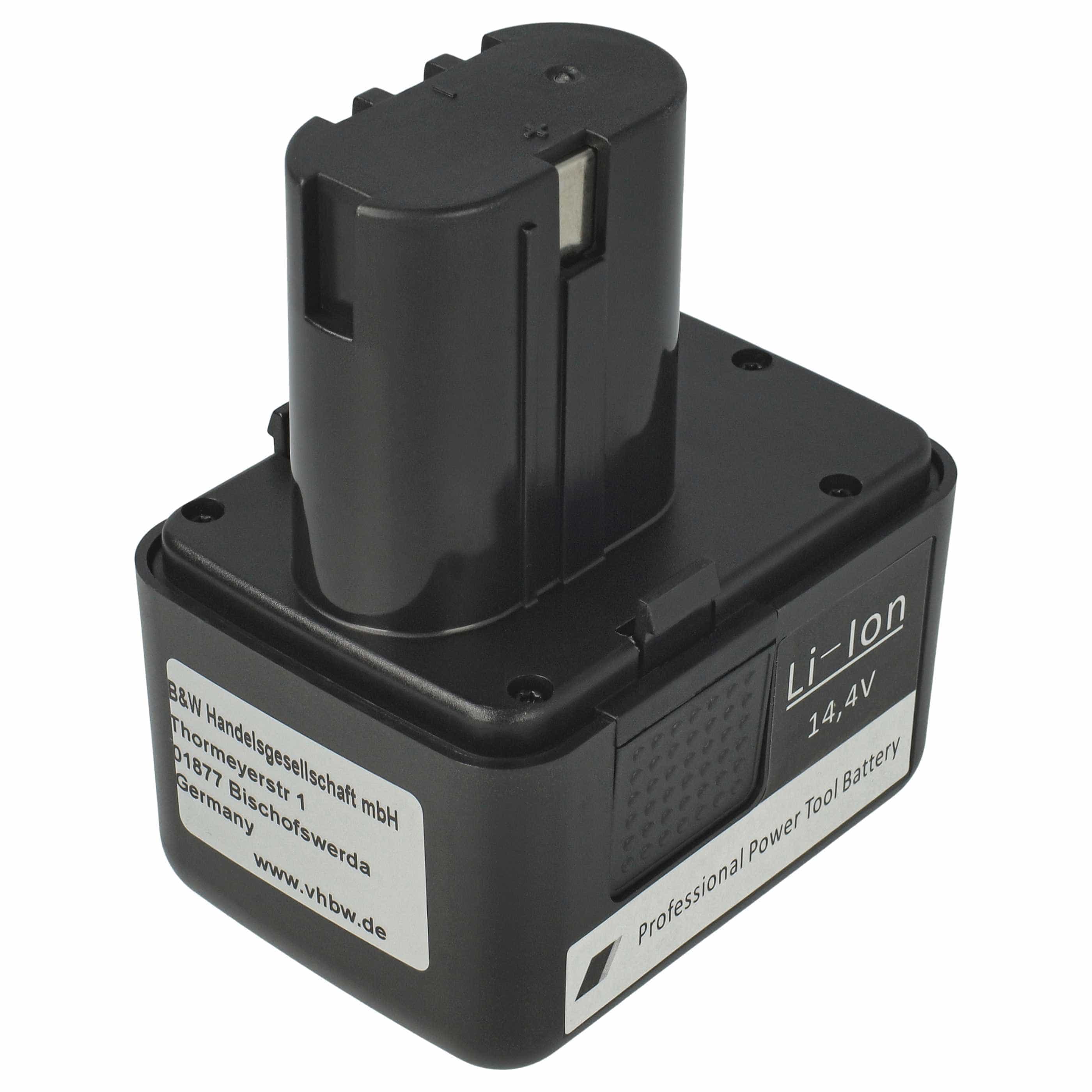 2x Battery replaces Gesipa 7251045, 7251049 Blind Rivet Gun - 2000 mAh, 14.4 V, Li-Ion