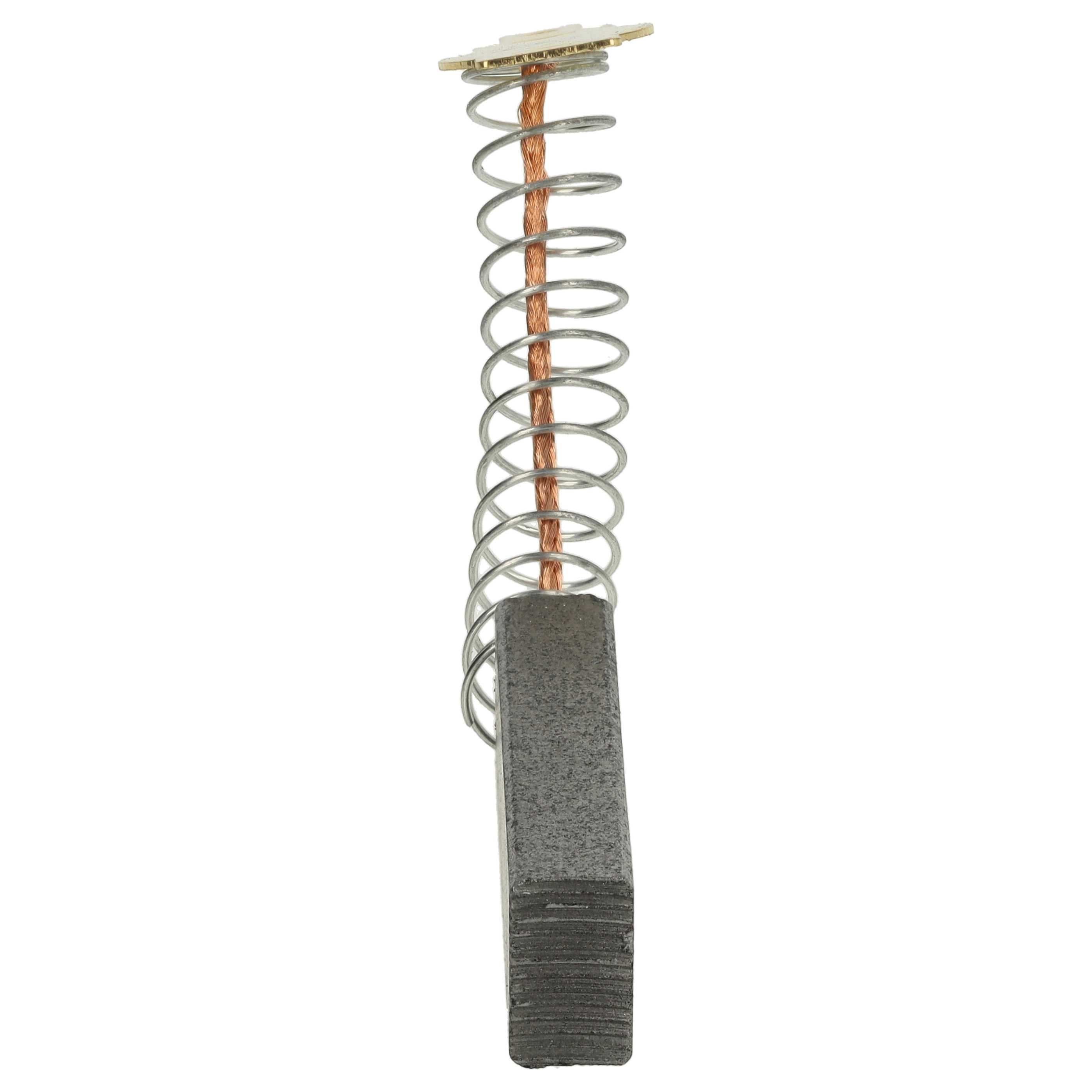 2x Carbon Brush for Vacuum Cleaner - 6.3x11x32 mm