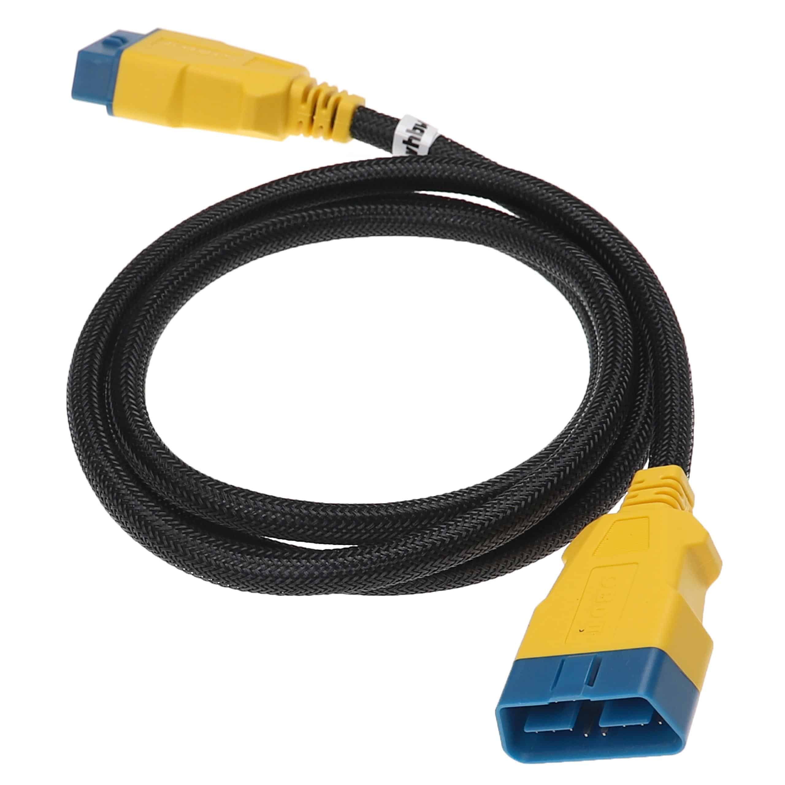 vhbw OBD2 Extension Cable 16 Pin (f) to 16 Pin (m) for LKW, Car, Vehicle - 150 cm
