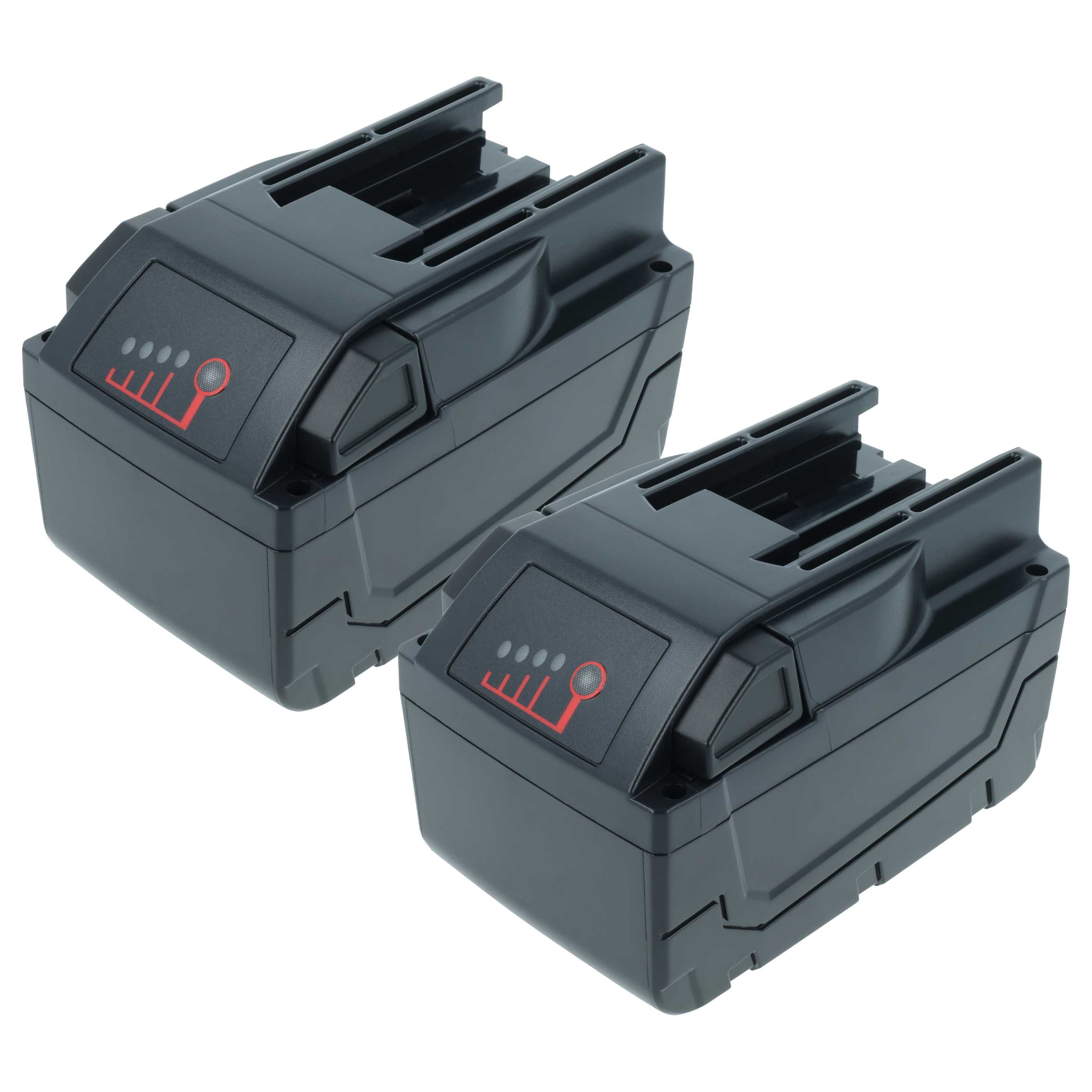 2x Battery replaces AEG Milwaukee 48-11-2830, 48-11-1830 Electric Power Tool - 2000 mAh, 28 V, Li-Ion