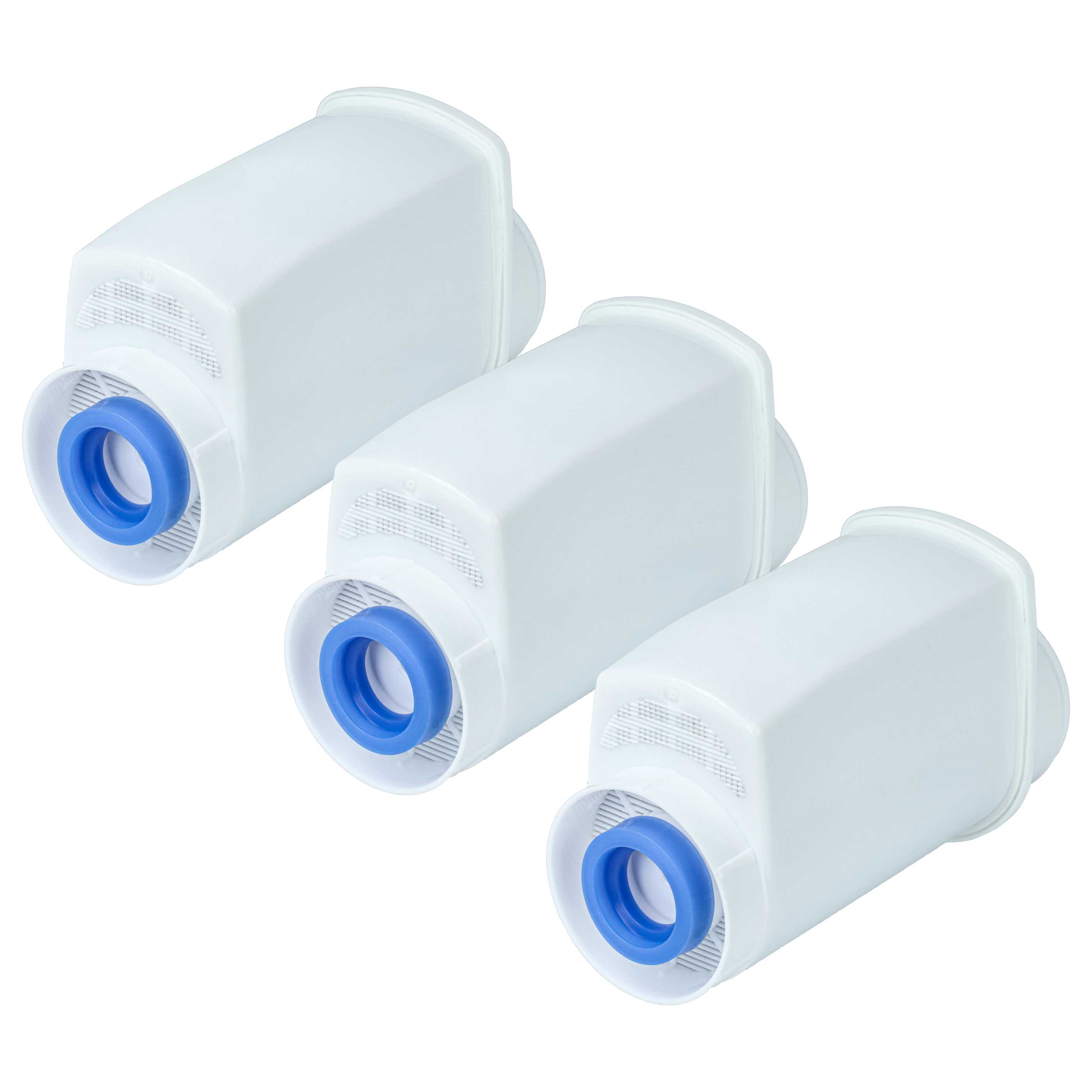 3x Filtres à eau remplace AquaCrest AQK-01 pour machine à café Bosch – blanc