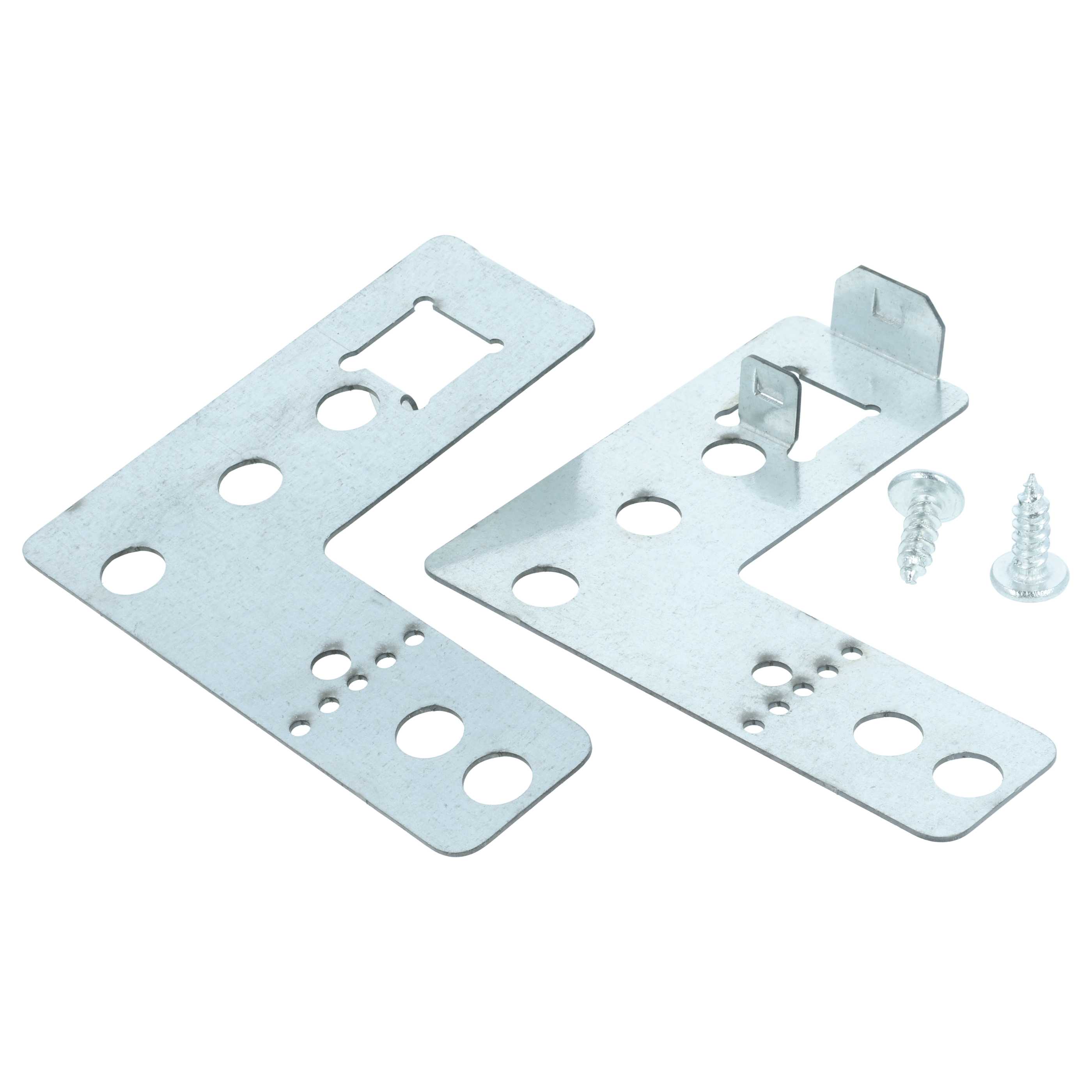 2tlg. Befestigungswinkel Set für Bosch Siemens Spülmaschine ersetzt 00170664 - Befestigungssatz links rechts