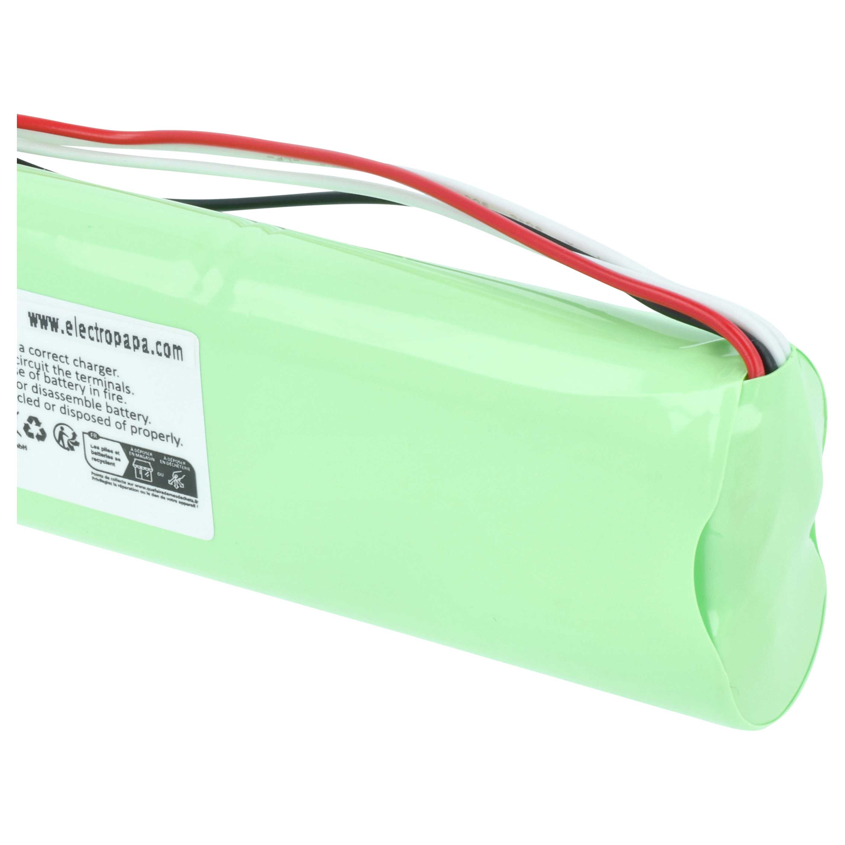 Batería reemplaza Fluke BP1735 para dispositivo medición (2500 mAh, 7,2 V, NiMH)