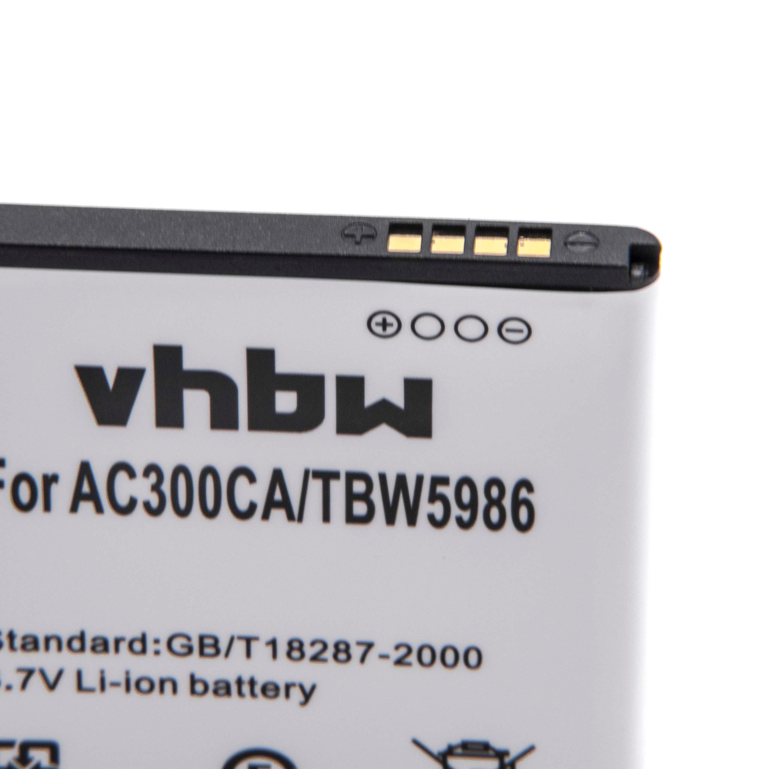 Akumulator do telefonu smartfona zamiennik Archos TBW5986, AC1850A, AC300CA - 1550 mAh 3,7 V Li-Ion
