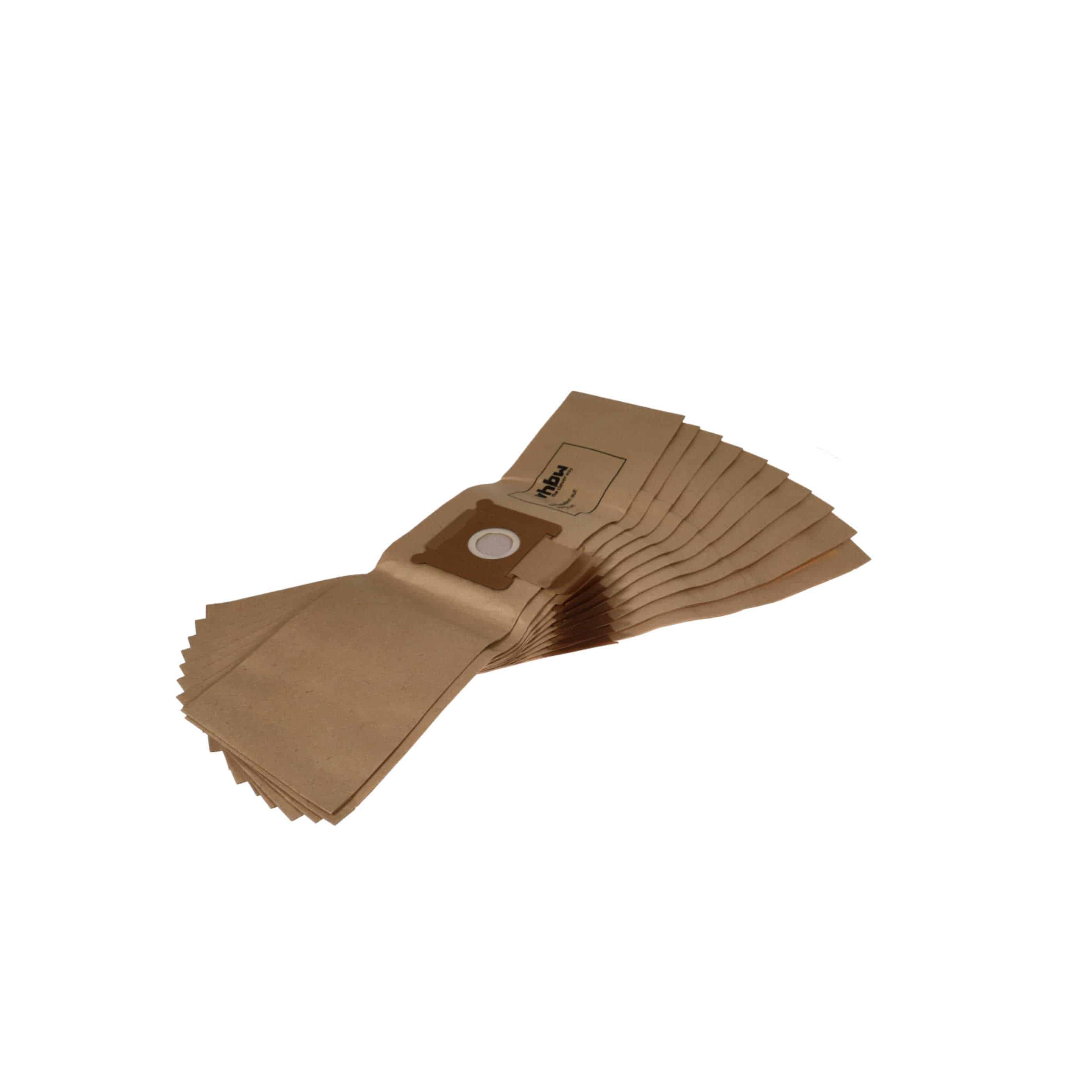 50x Sac remplace Fakir 2204805, 2601805, 3288810, 3270805 pour aspirateur Hako - papier