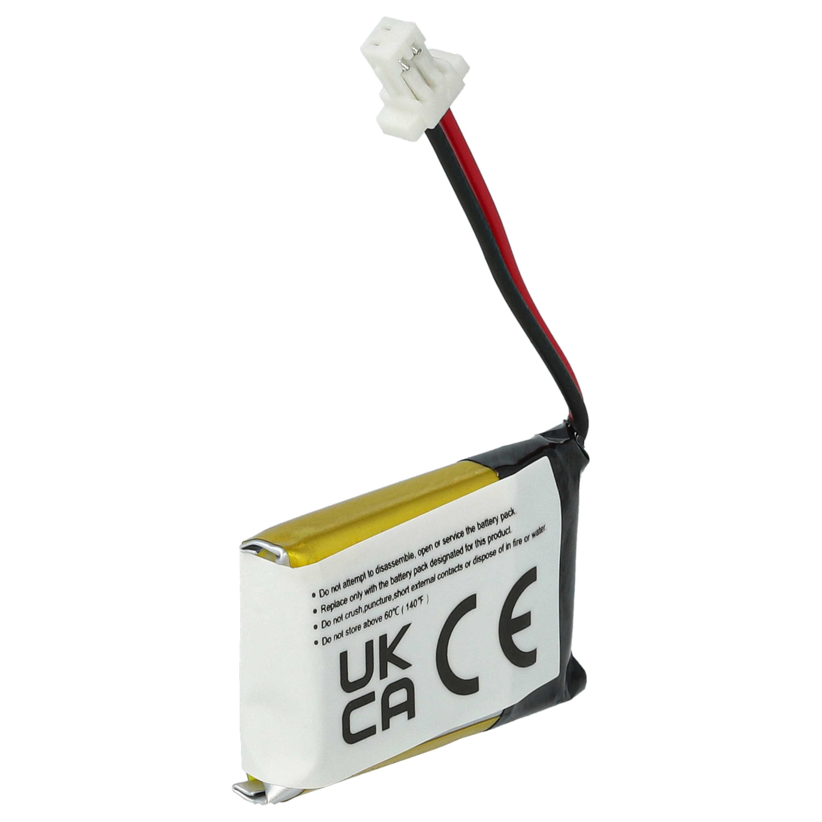 2x Akumulator do słuchawek bezprzewodowych zamiennik Plantronics 84479-01, 86180-01 - 140 mAh 3,7 V LiPo