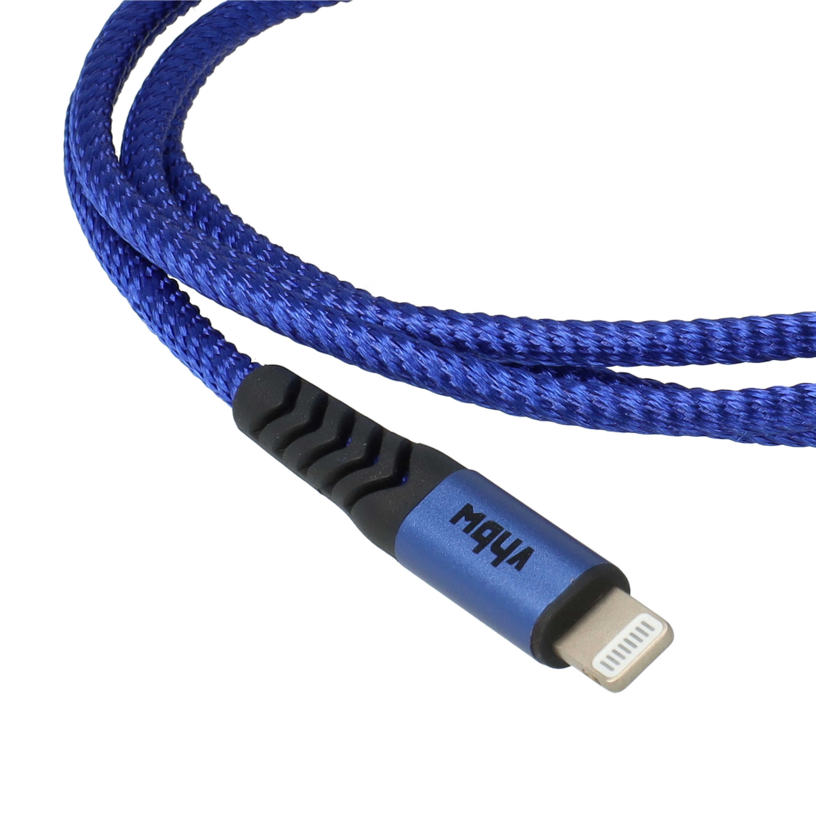 Câble Lightning vers USB C, Thunderbolt 3 pour iOS Apple MacBook - noir / bleu, 100cm