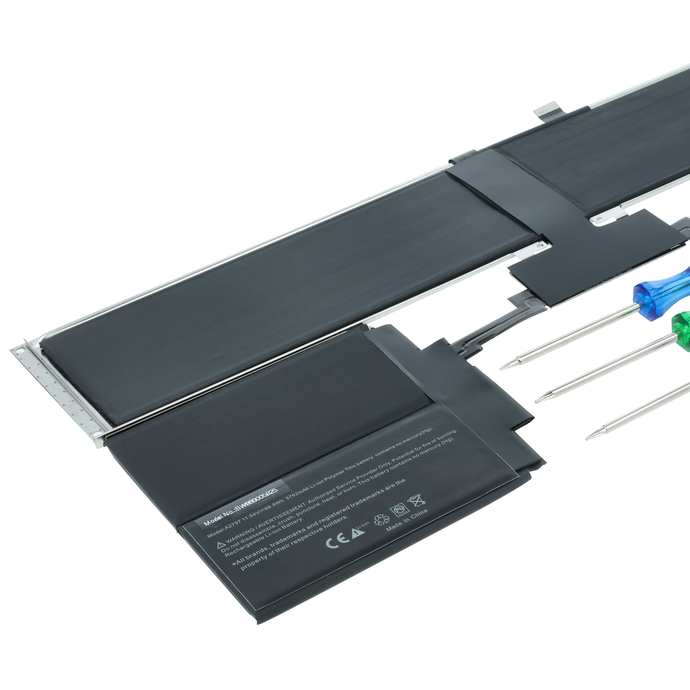 Notebook-Akku als Ersatz für Apple A2797 für Apple - 5762mAh 11,54V Li-Ion